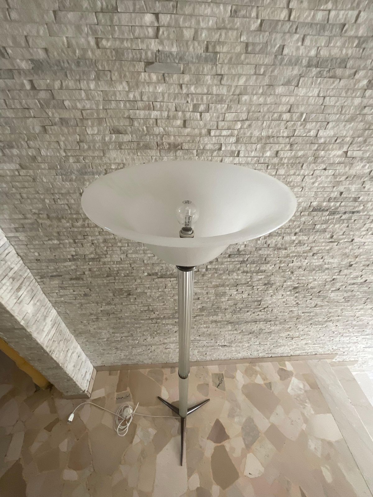 4246.0 Seguso   Murano Glass Floor Lamp   Italy 1950s photo