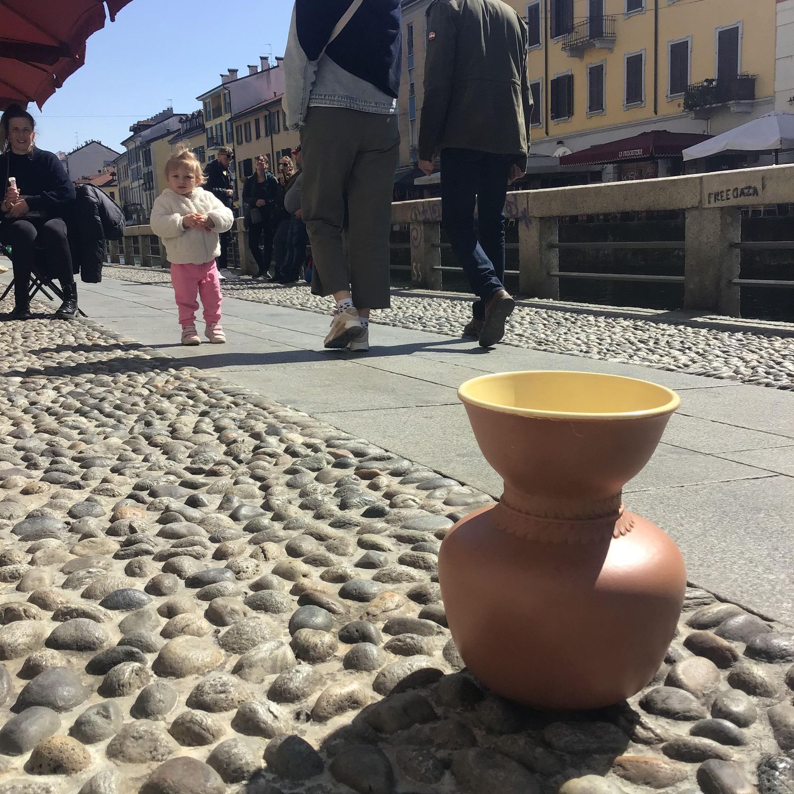 Richard Ginori Giovanni Gariboldi Vase Ceramic 1950:Italy photo buy