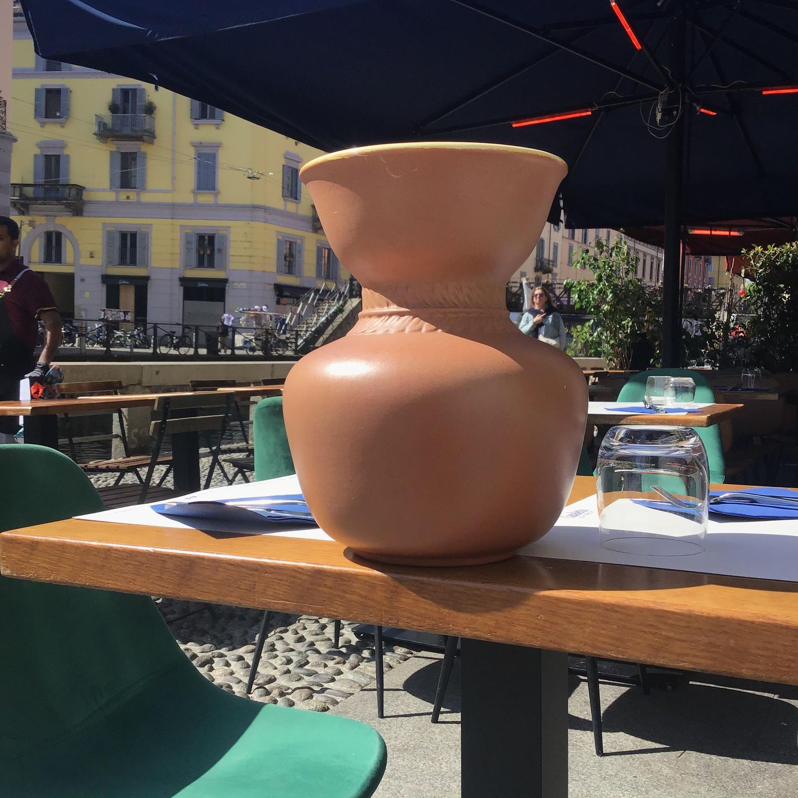 photo for sale Richard Ginori Giovanni Gariboldi Vase Ceramic 1950:Italy