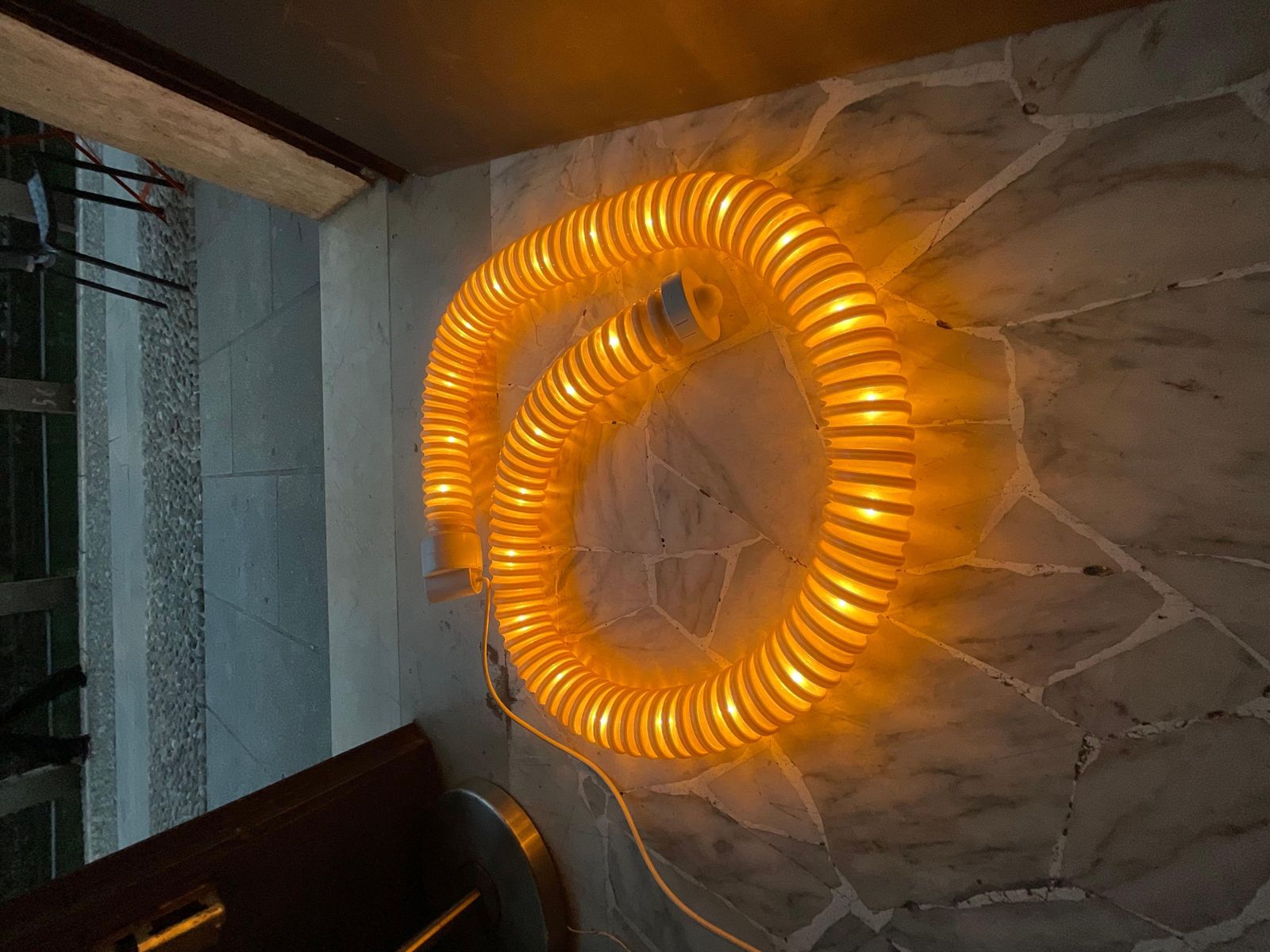 photo for sale Boalum Snake Lamp   L. Castiglioni  G. Frattini   Artemide   Italy 1970.