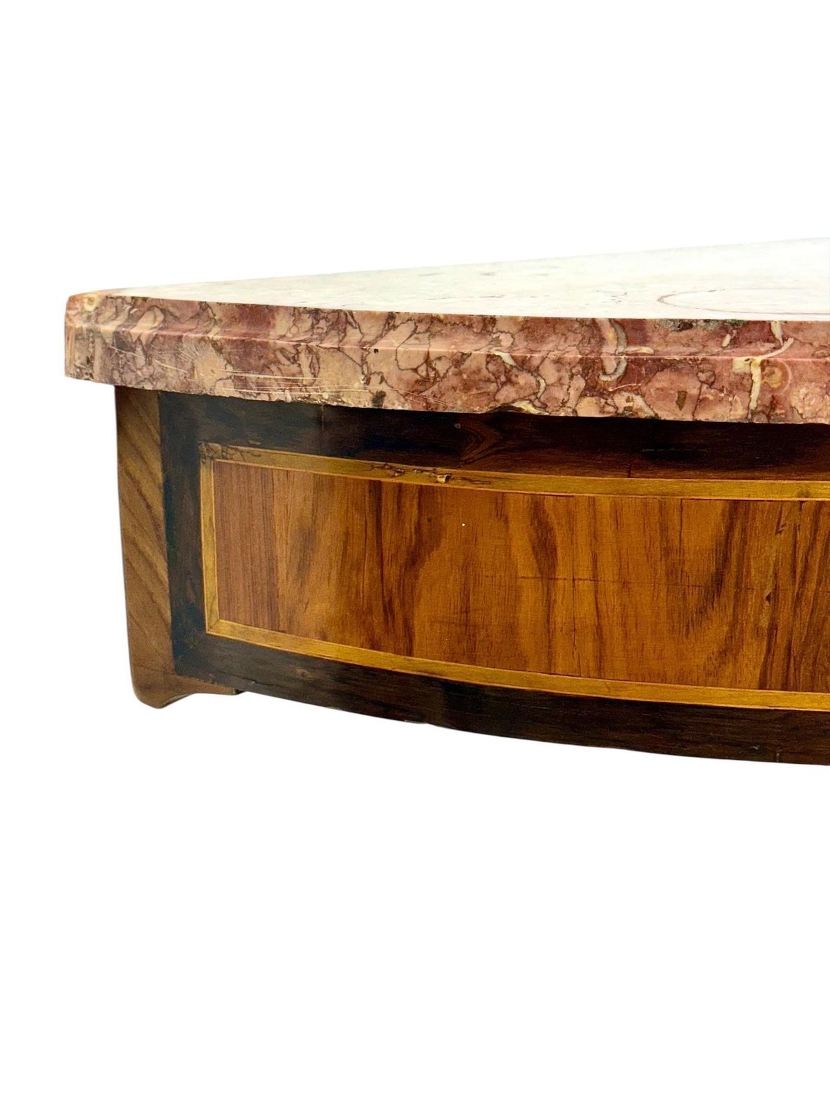 3207.0 18th Century French Neoclassical Wall Console With Marble Top photo