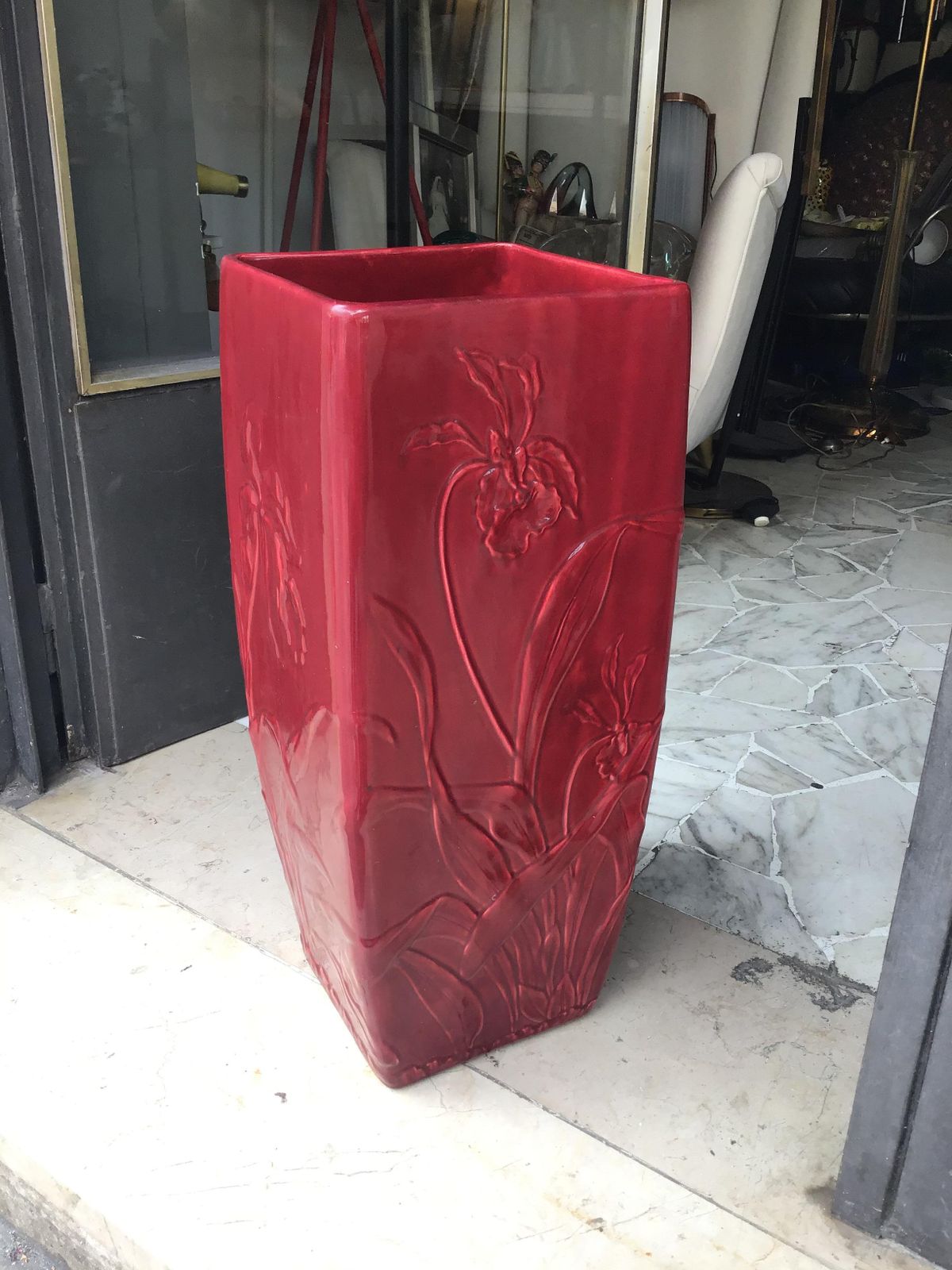 Guido Andlovitz Vase Portaombrelli Ceramica 1930 Italy photo furniture