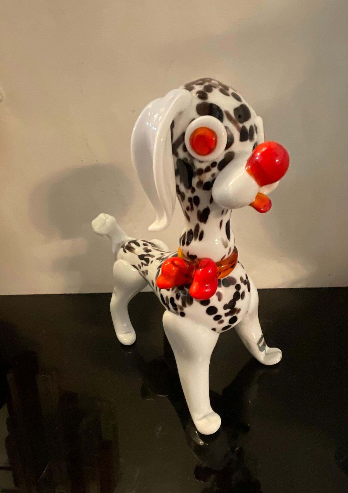 Cane Dalmata In Vetro Di Murano   Made In Italy 1970   Attribuito A Vistosi photo 849.0