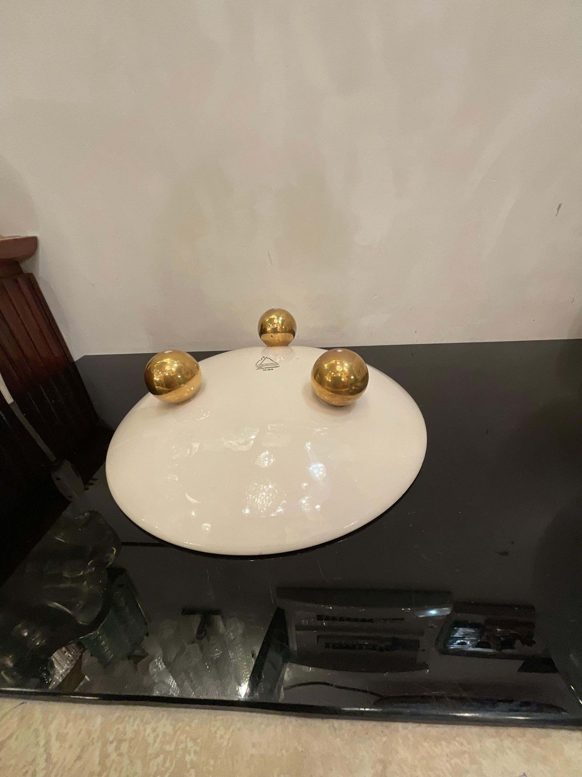 Guido Andlovitz   Centrotavola In Ceramica Di Laveno   Italia 1950. photo for sale