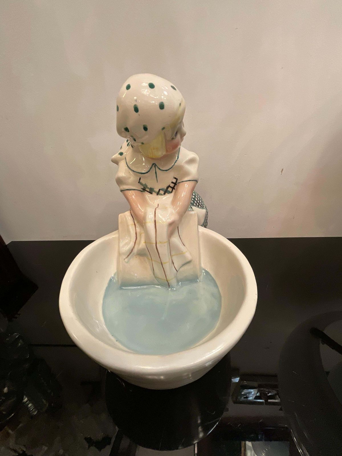 Essevi    Ceramica Raffigurante Lavandaia   Datata 1937   Italy photo buy