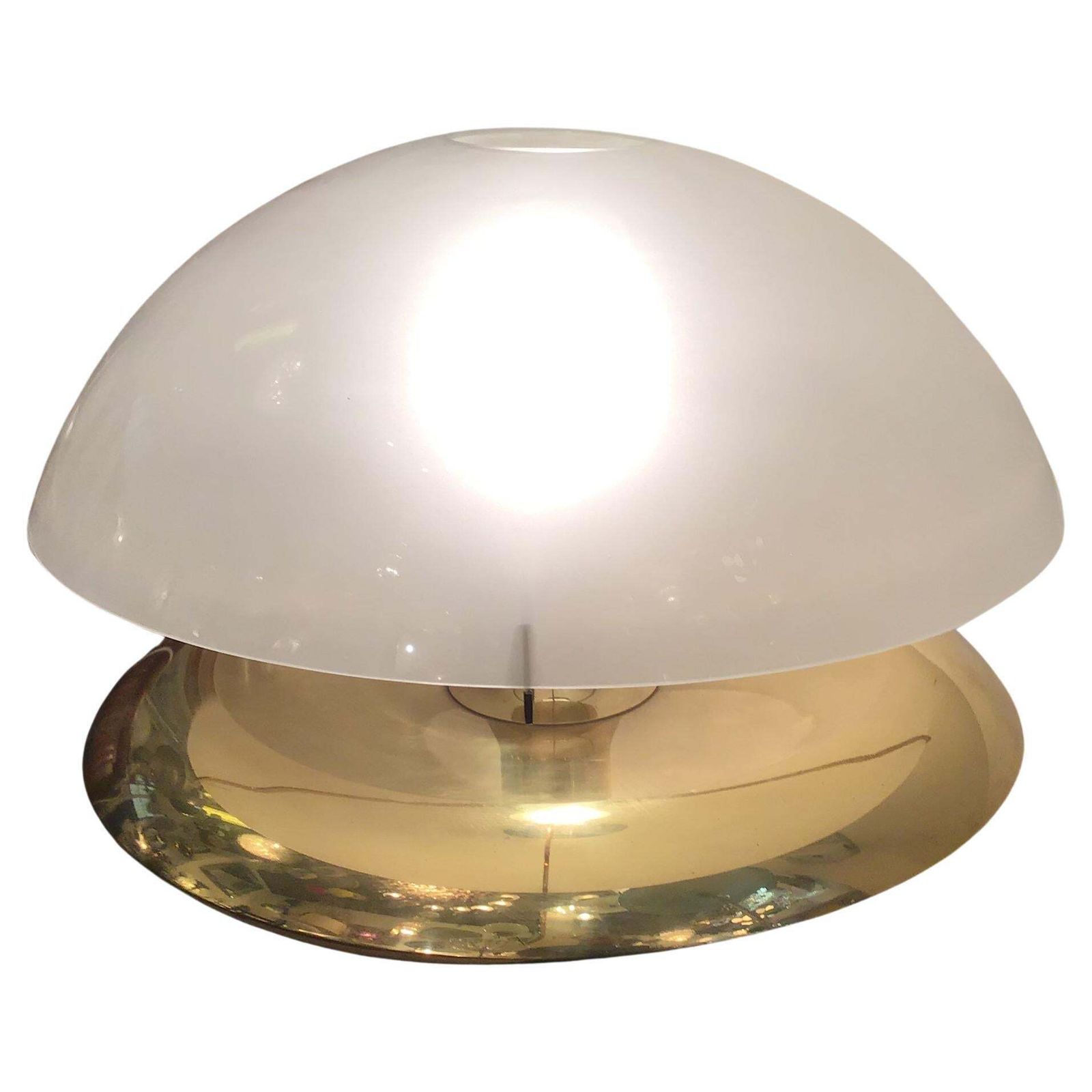 Ludovico Diaz De Santilana “ Medusa” Table Lamp Brass Glass 1960 Italy