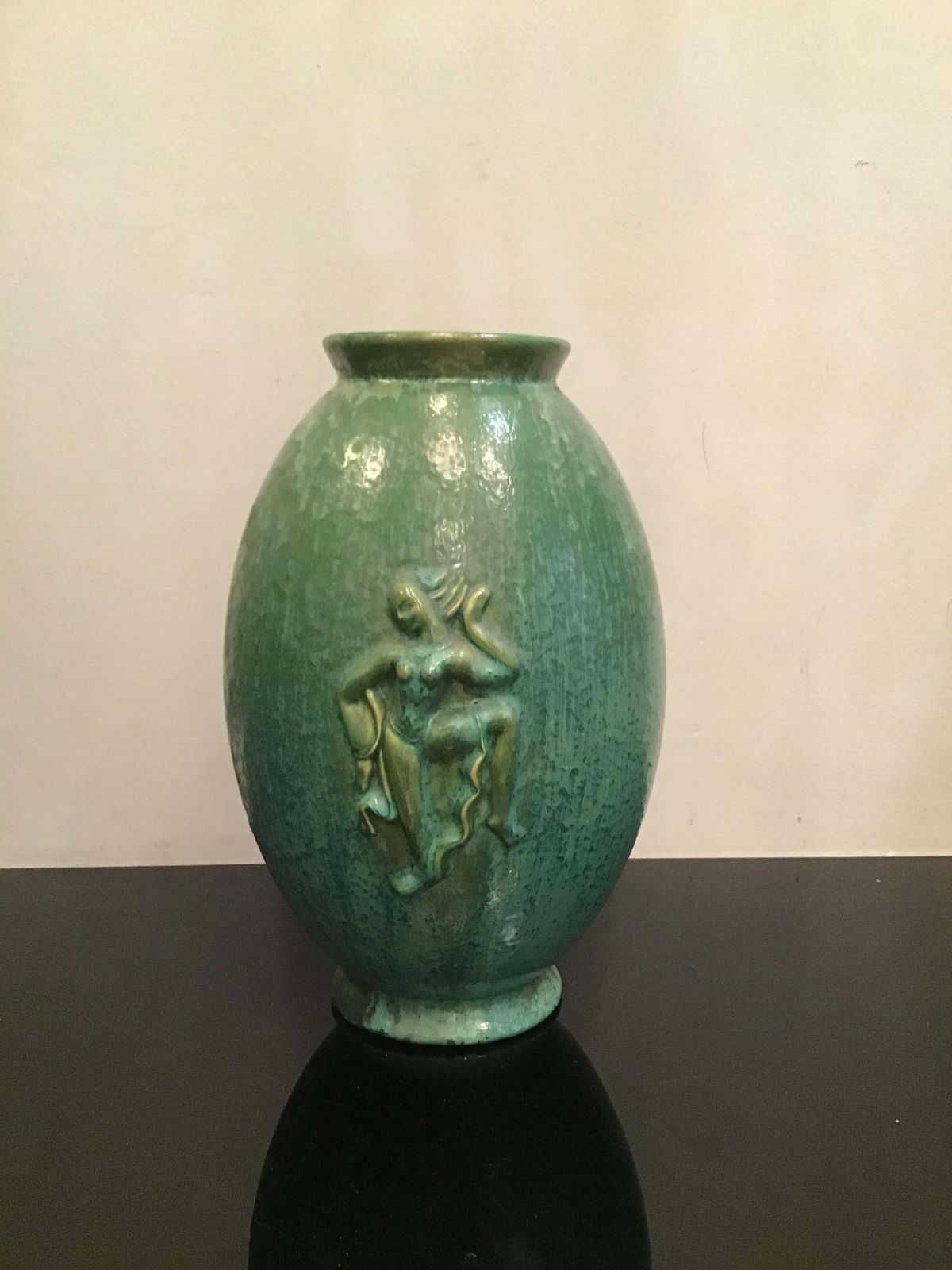 Lavenia Angelo Biancini Maiolica Vase, 1930, Italy photo buy