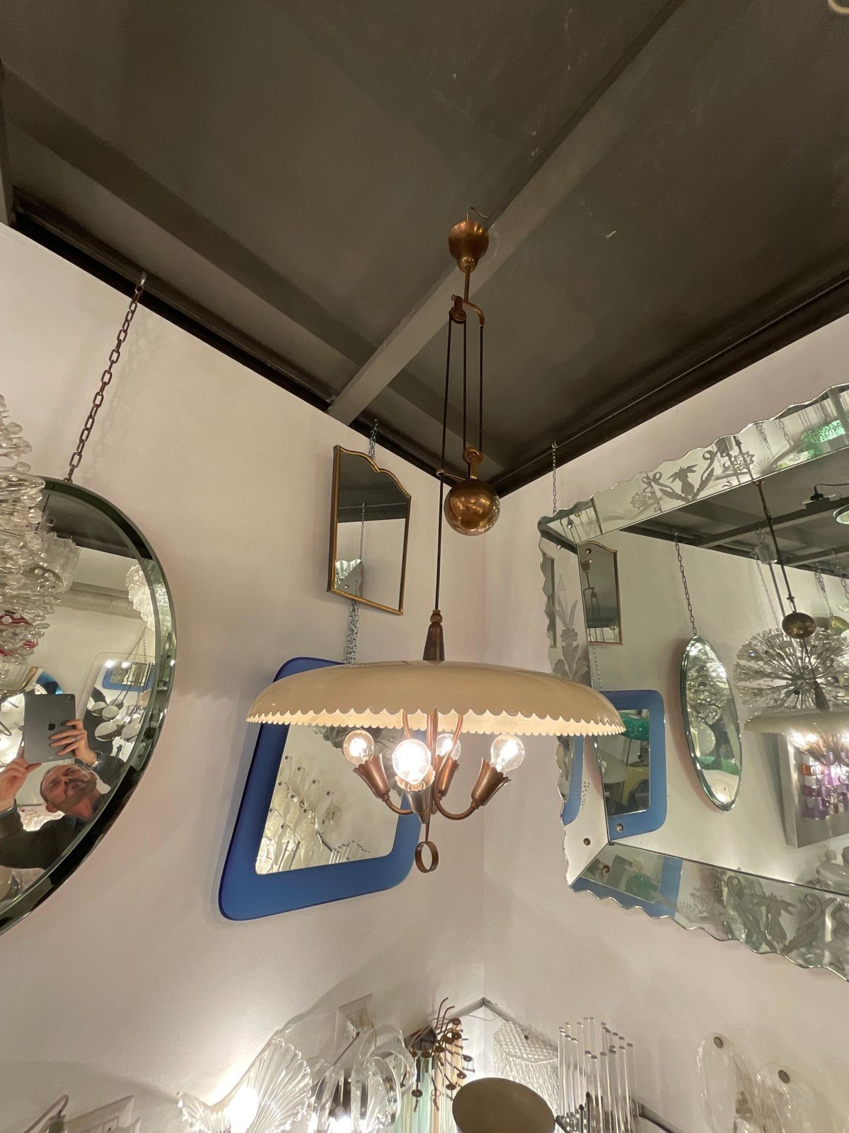 photo furniture Stilnovo   Up And Down Chandelier   Made In Italy 1950s