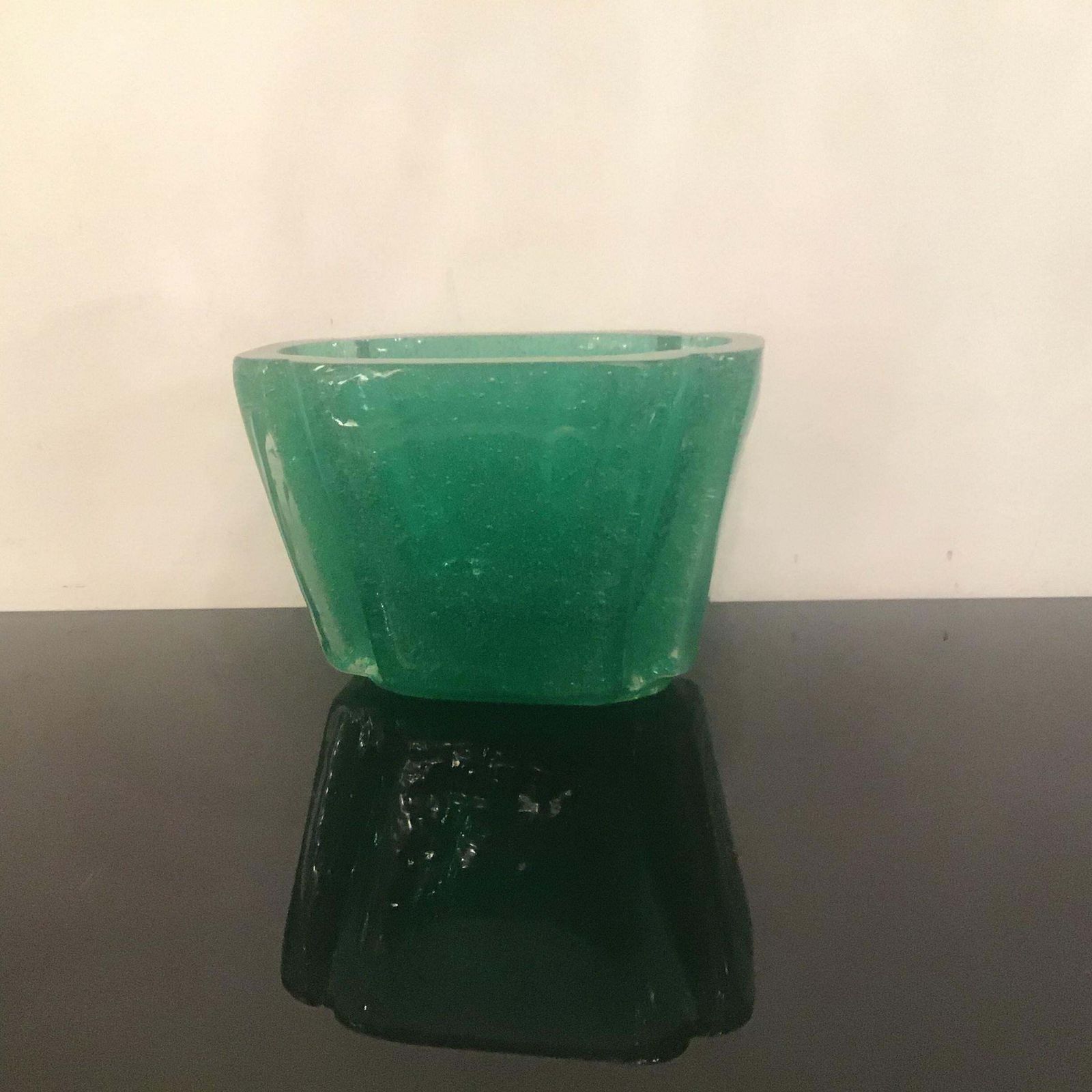 photo vinterior Venini Carlo Scarpa   Pulegoso Vase  Murano Glass 1935 Italy