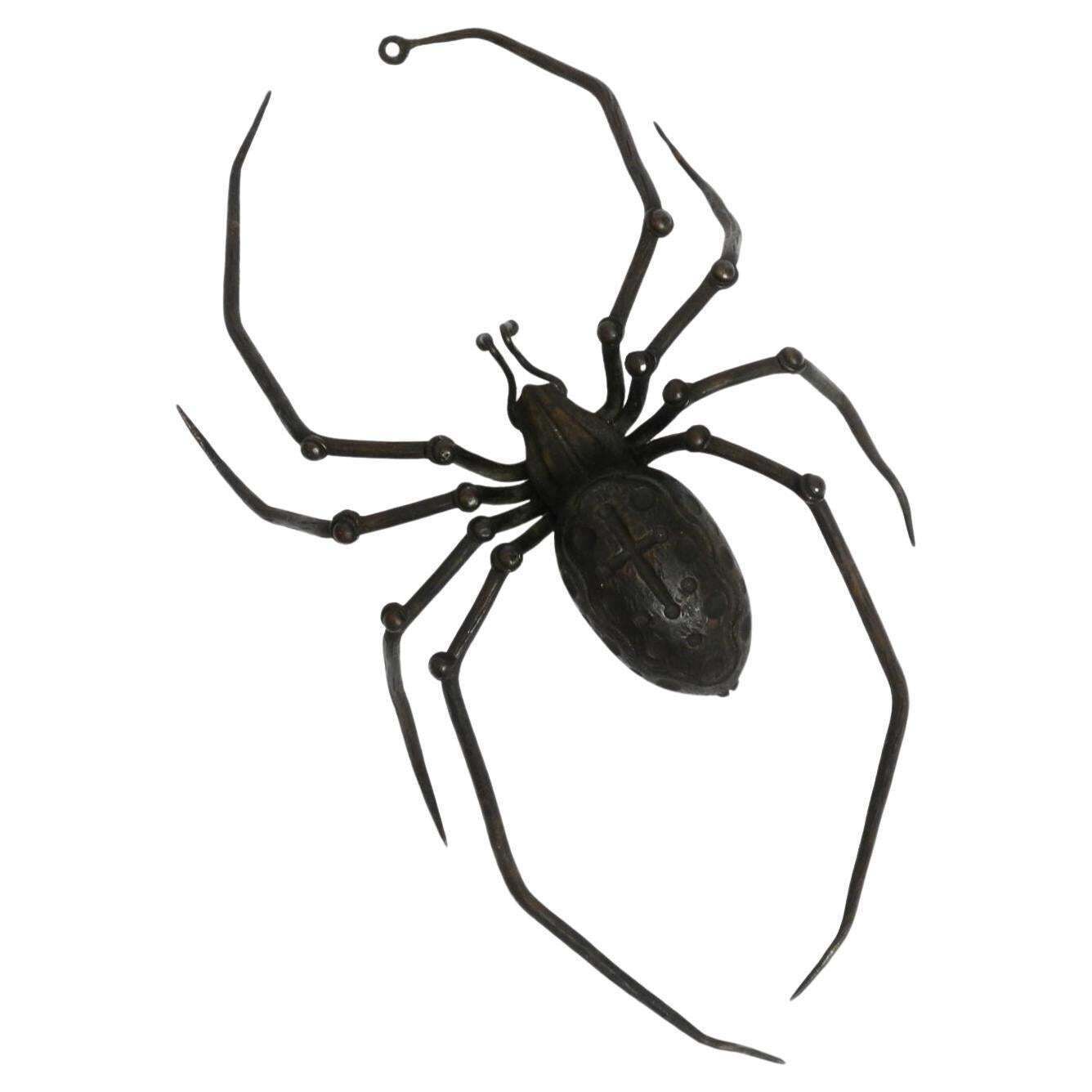 Beautiful Italian Mid Century Modern "Spider" Wall Decoration Made Of Iron