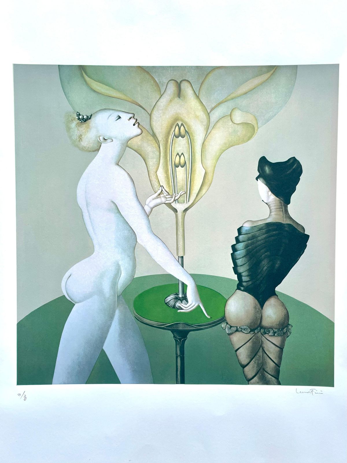 Leonor Fini Leonor Fini, Rare Original Serigraph On Rives Paper, Circa 1970 Circa 1970 photo furniture