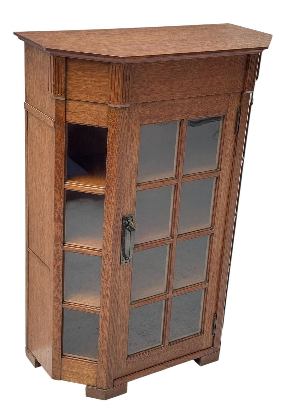 Art Nouveau One Door Cabinet By H.F. Jansen & Zonen Amsterdam, 1900s photo vintage