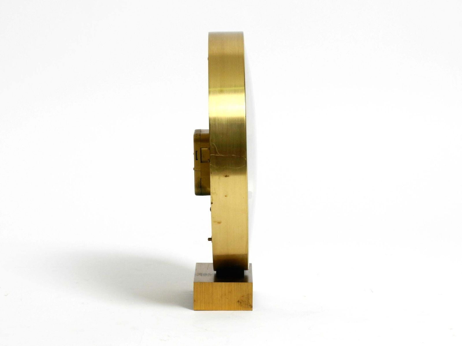 Large Battery Operated Brass World Clock Heinrich Möller For Kienzle From 1978 photo 797.0