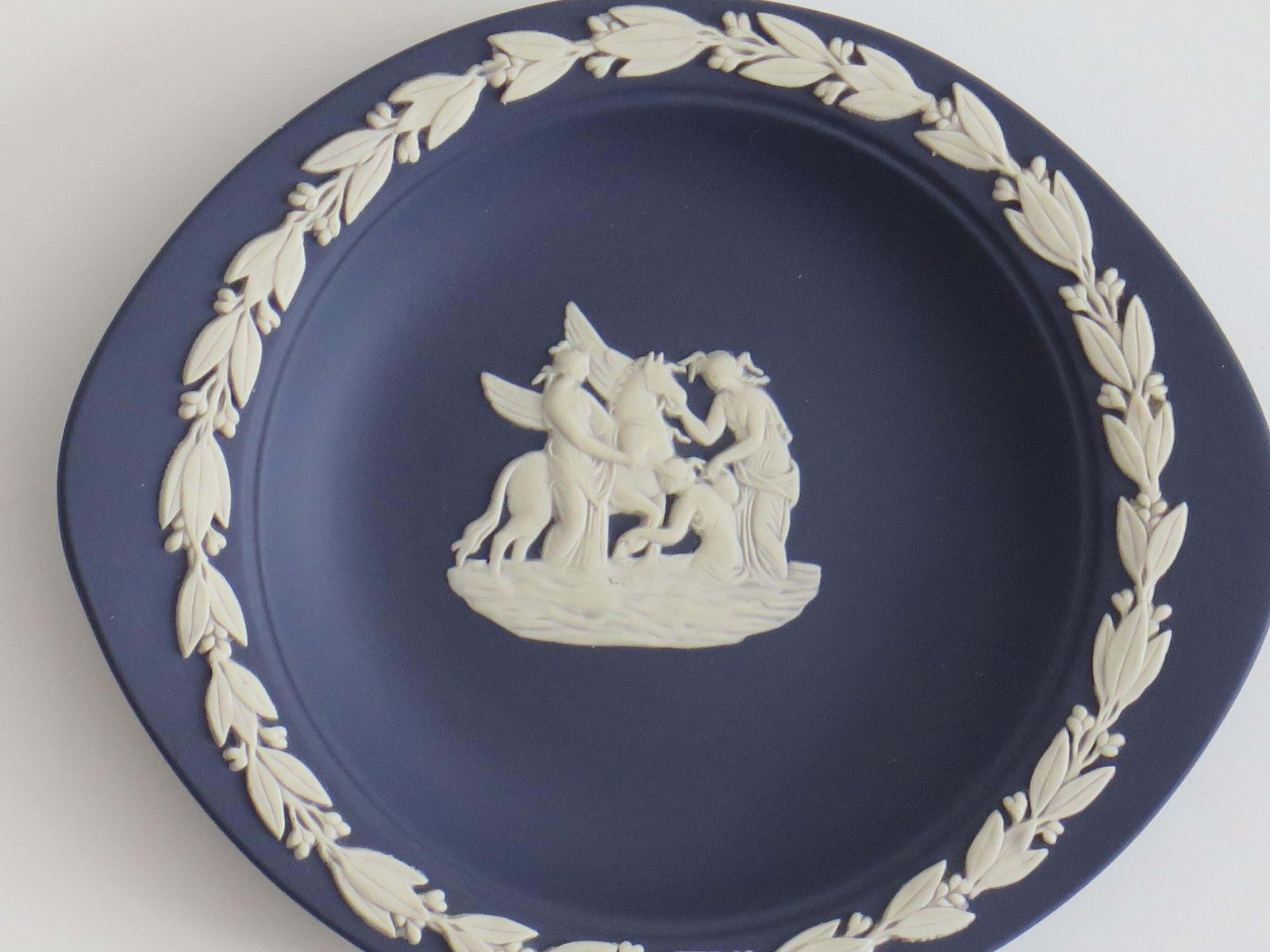 photo furniture Two Wedgwood Jasperware Jewelry Dishes With Neoclassical Design, 20thc