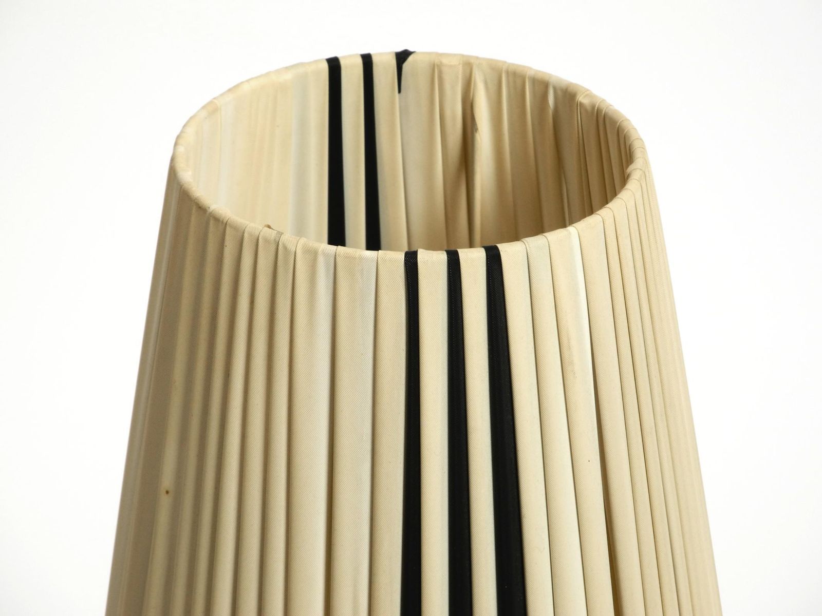 Beautiful Mid Century Table Lamp Made Of Ceramic And Plastic Shade By Alka Kunst photo vinterior