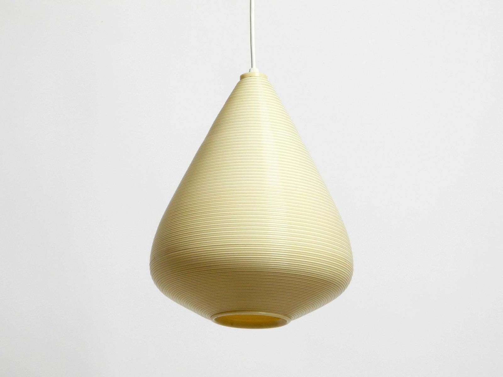 Beautiful Original Large 1960s Heifetz Rotaflex Pendant Lamp In A Drop Shape photo furniture