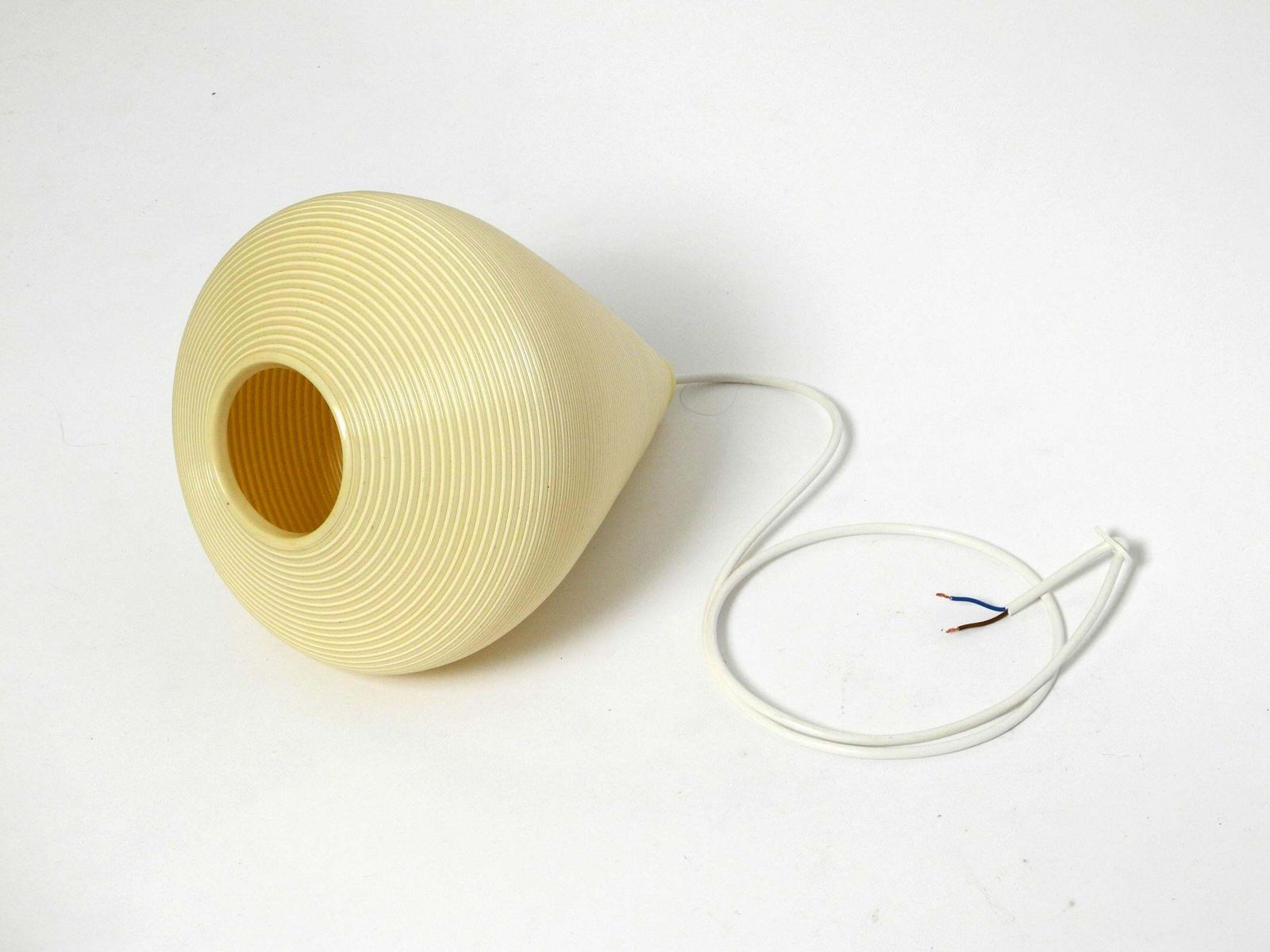 photo furniture Beautiful Original Large 1960s Heifetz Rotaflex Pendant Lamp In A Drop Shape