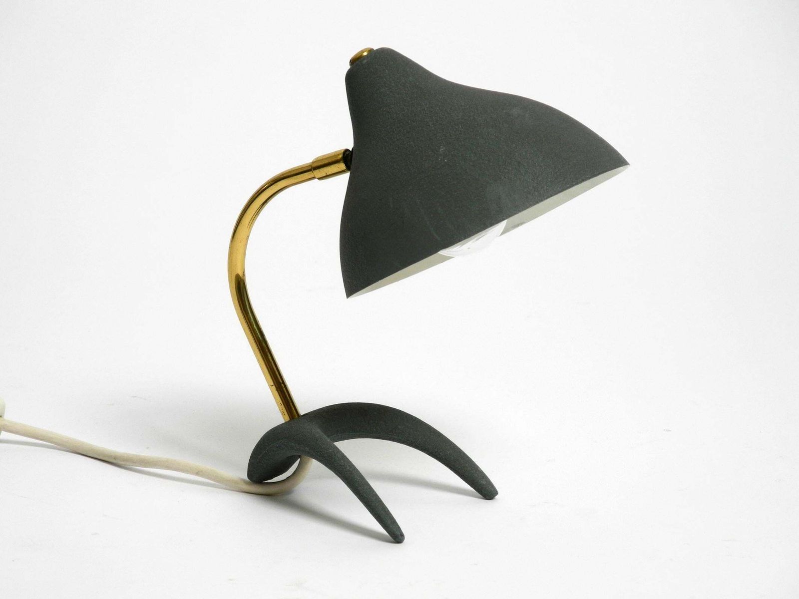 photo vinterior Small Mid Century Modern Crow's Foot Table Lamp By Karl Heinz Kinsky For Cosack