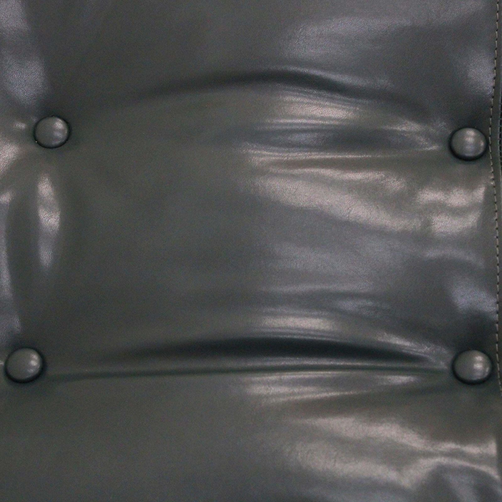 Furniture Soriana Sofa By Tobia Scarpa For Cassina, Italy 1960s, Green Leather And Steel photo