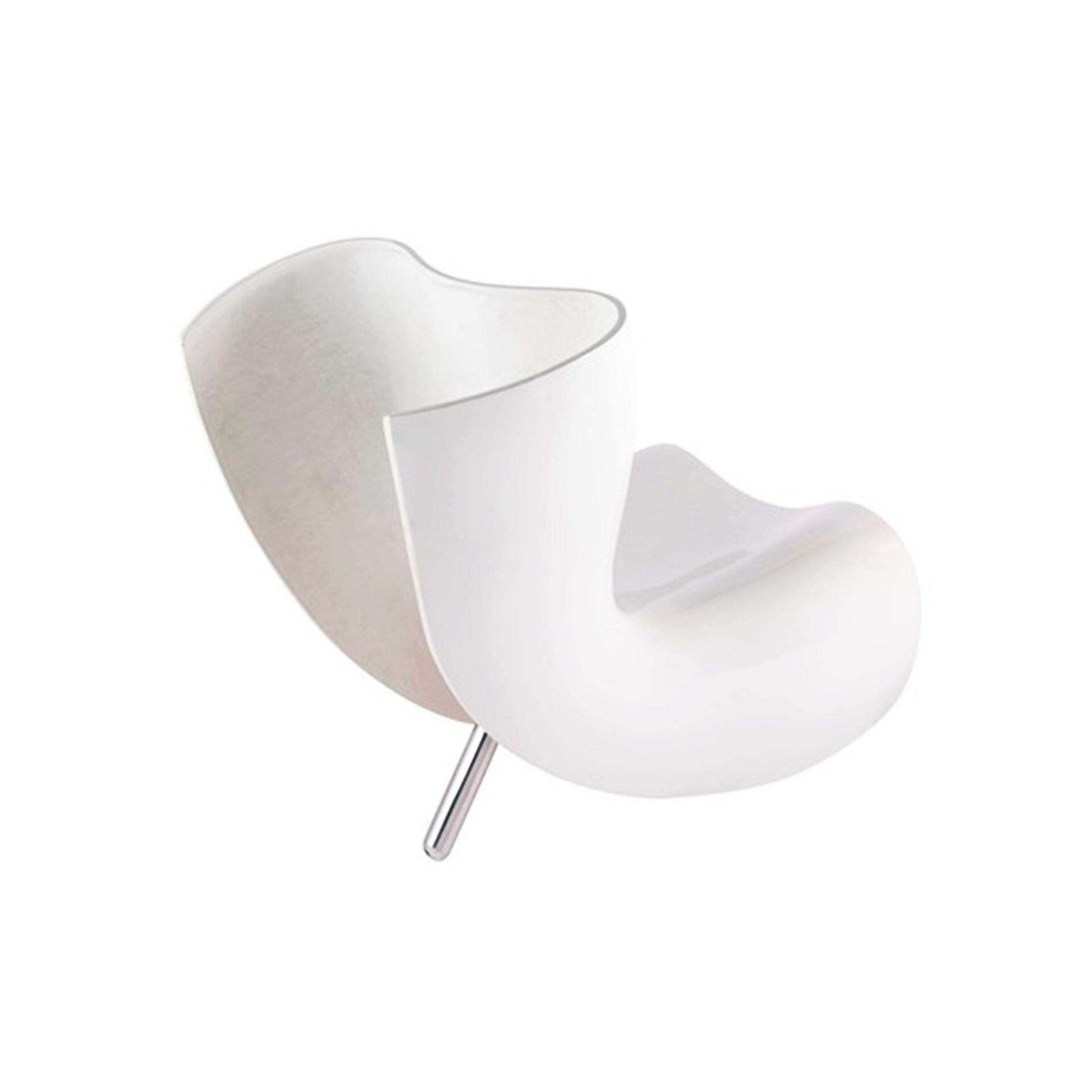 Modern White Felt Chair Designed By Marc Newson, Italy 90s photo for sale