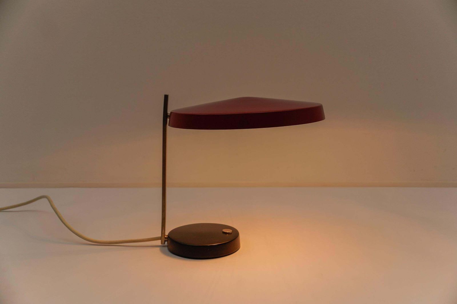 Rare Original Hillebrand Table Lamp Model Oslo From 1962, Design Heinz Pfaender photo Lighting