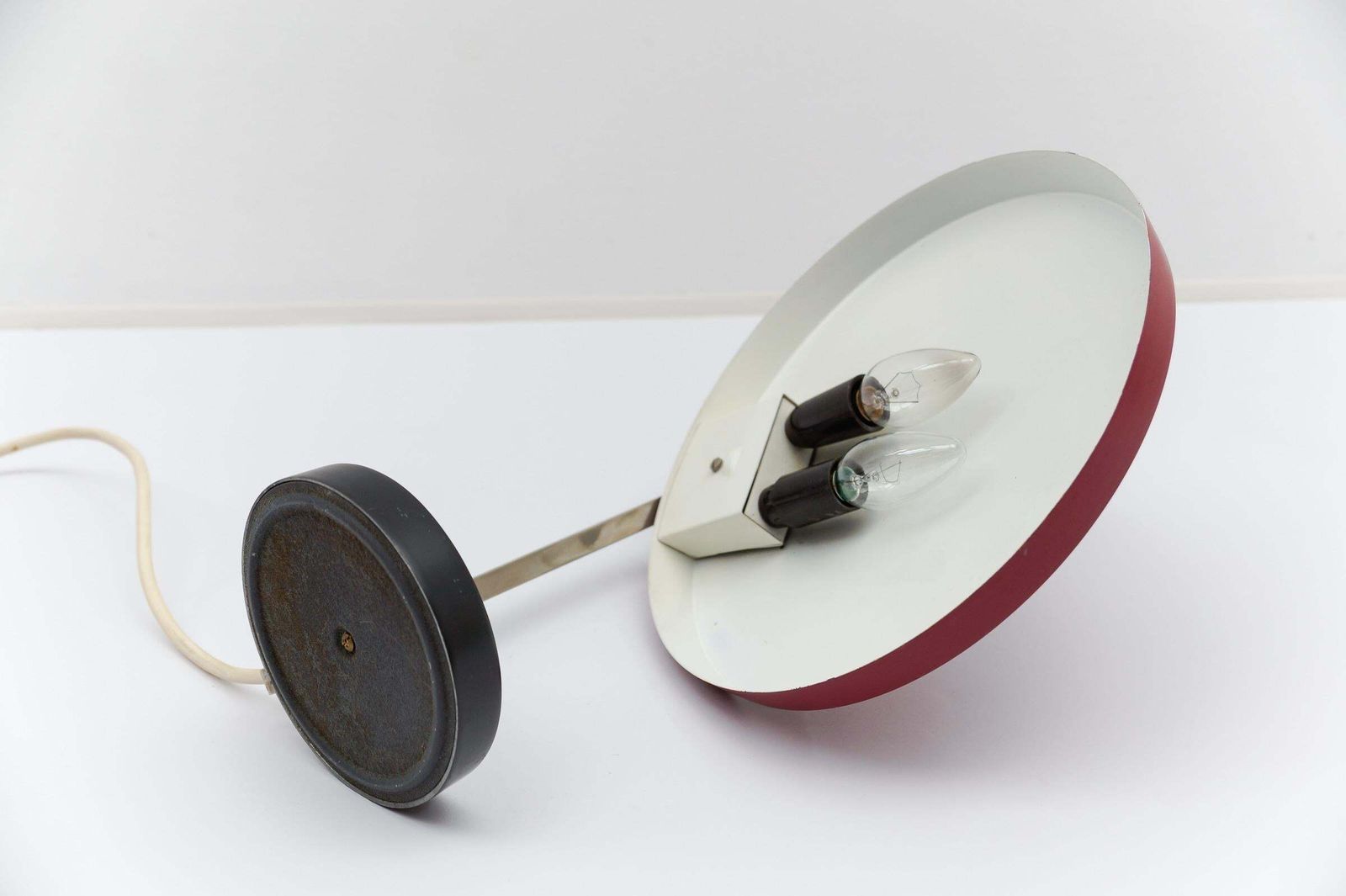 650.0 Rare Original Hillebrand Table Lamp Model Oslo From 1962, Design Heinz Pfaender photo