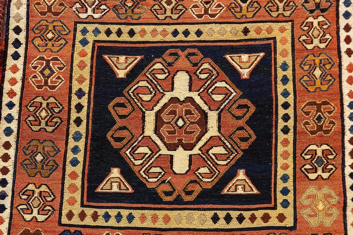 Kilim Rug Saddle Bag Caucasian photo vinterior
