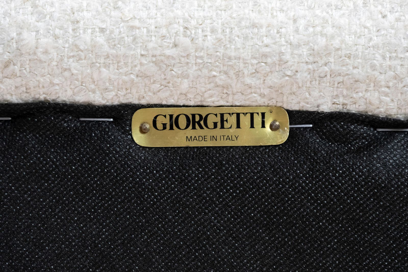 Pair Of Giorgetti Progetti Armchairs And Pouf By Umberto Asnago photo vintage