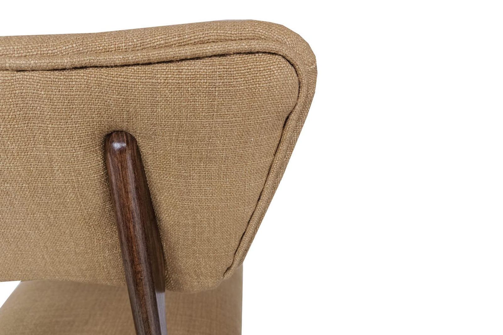 Six Mid Century Butterfly Chairs, Tabacco Wool Millais By Dedar, Europe, 1960s photo buy