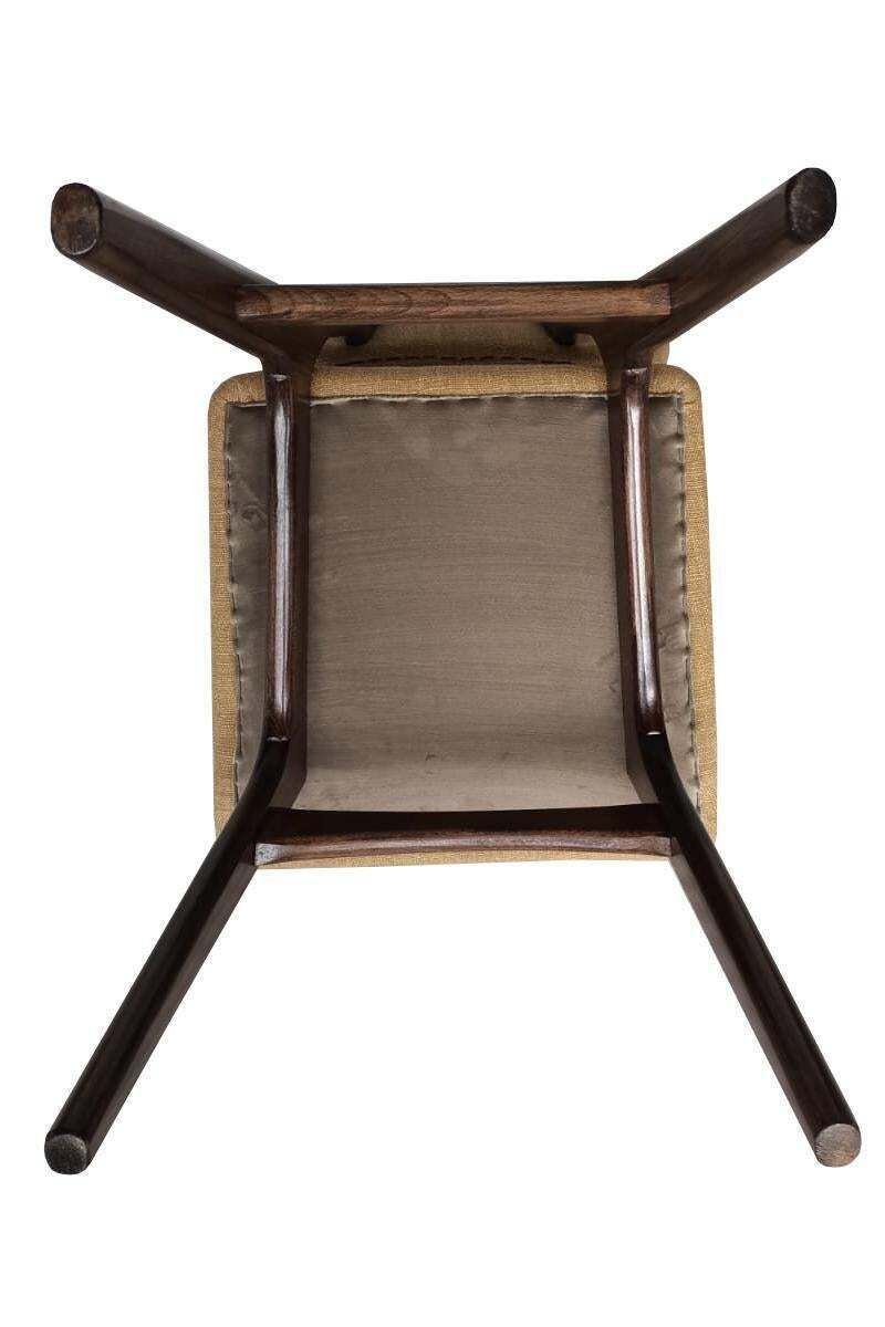 Six Mid Century Butterfly Chairs, Tabacco Wool Millais By Dedar, Europe, 1960s photo vintage