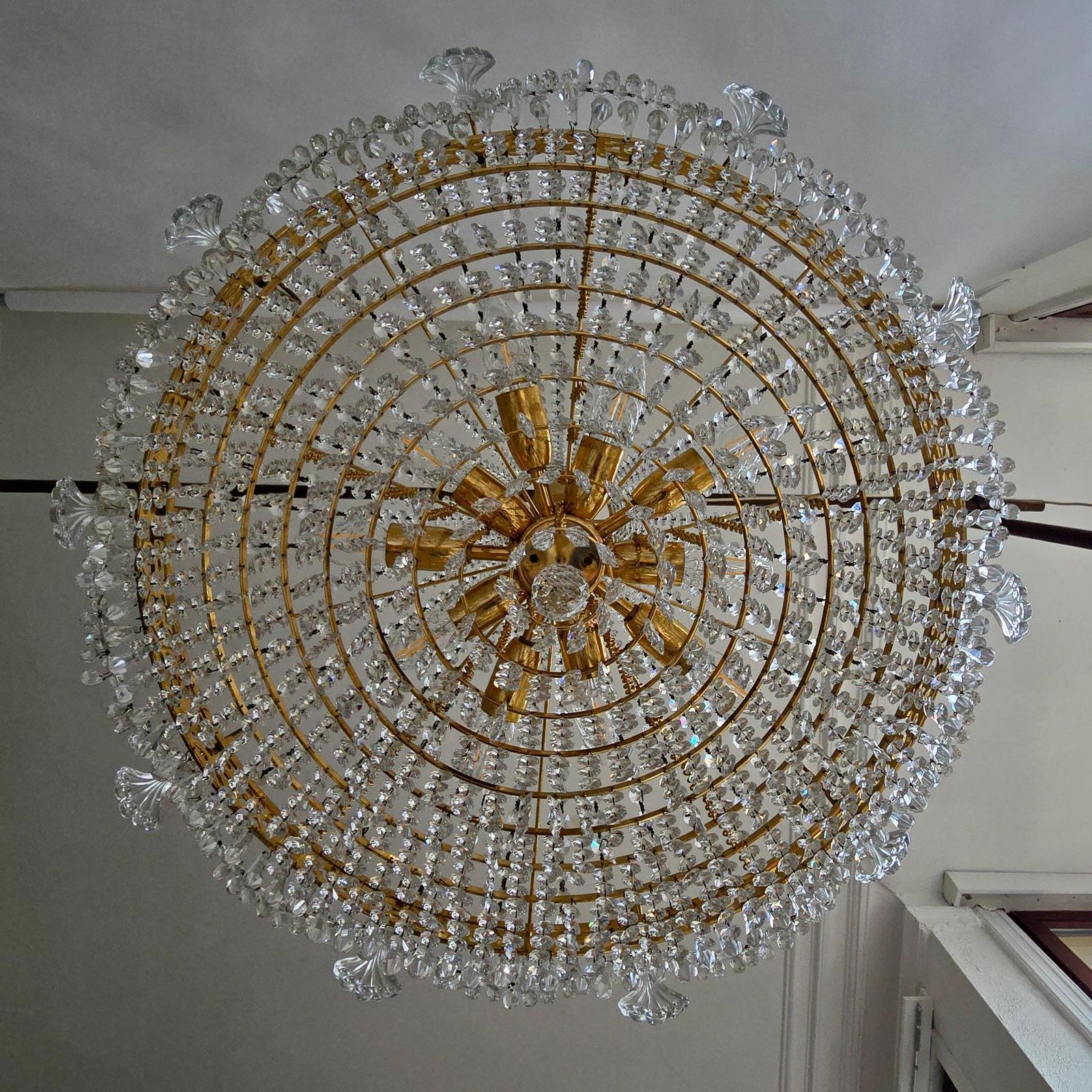 Magnificent Antique Empire Style Crystal Chandelier, France, Circa 1900–1920 photo buy
