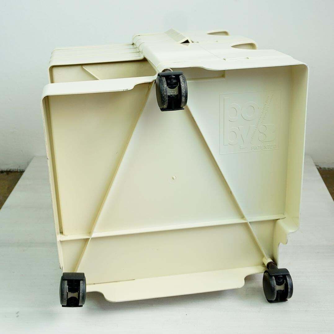 Cremewhite Boby Trolley By Joe Colombo For Bieffeplast, Italy, 1970s photo 381.0