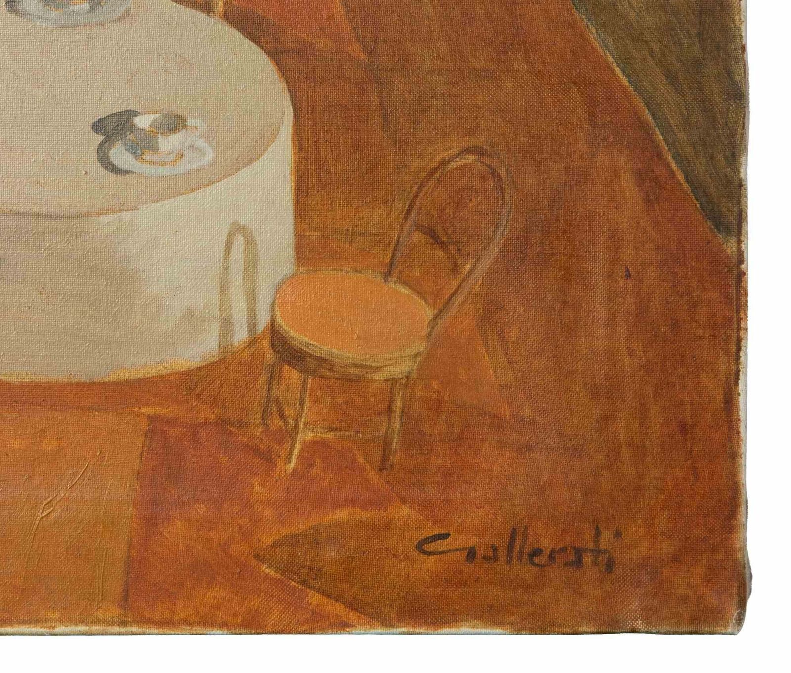 Alberto Galleratibombardment With Tea   Paint By Alberto Gallerati   1970s1970s photo furniture