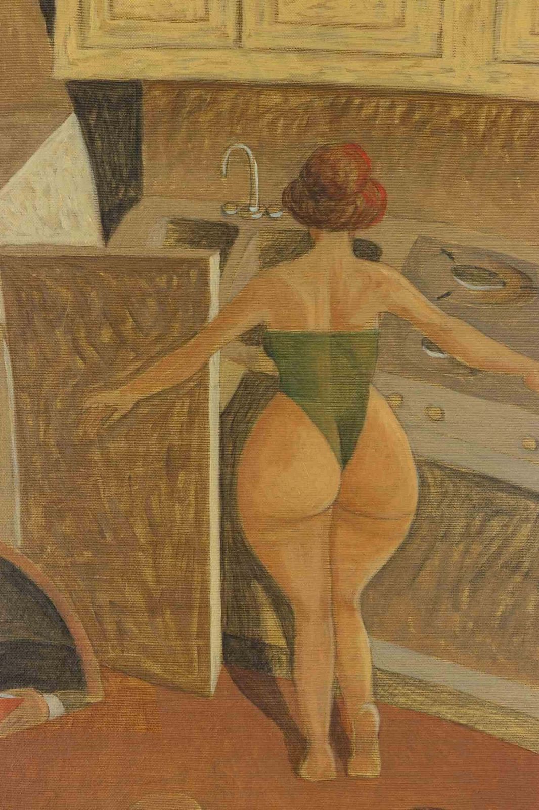 Alberto Galleratitheater In The Kitchen   Paint By Alberto Gallerati   1970s1970s photo furniture