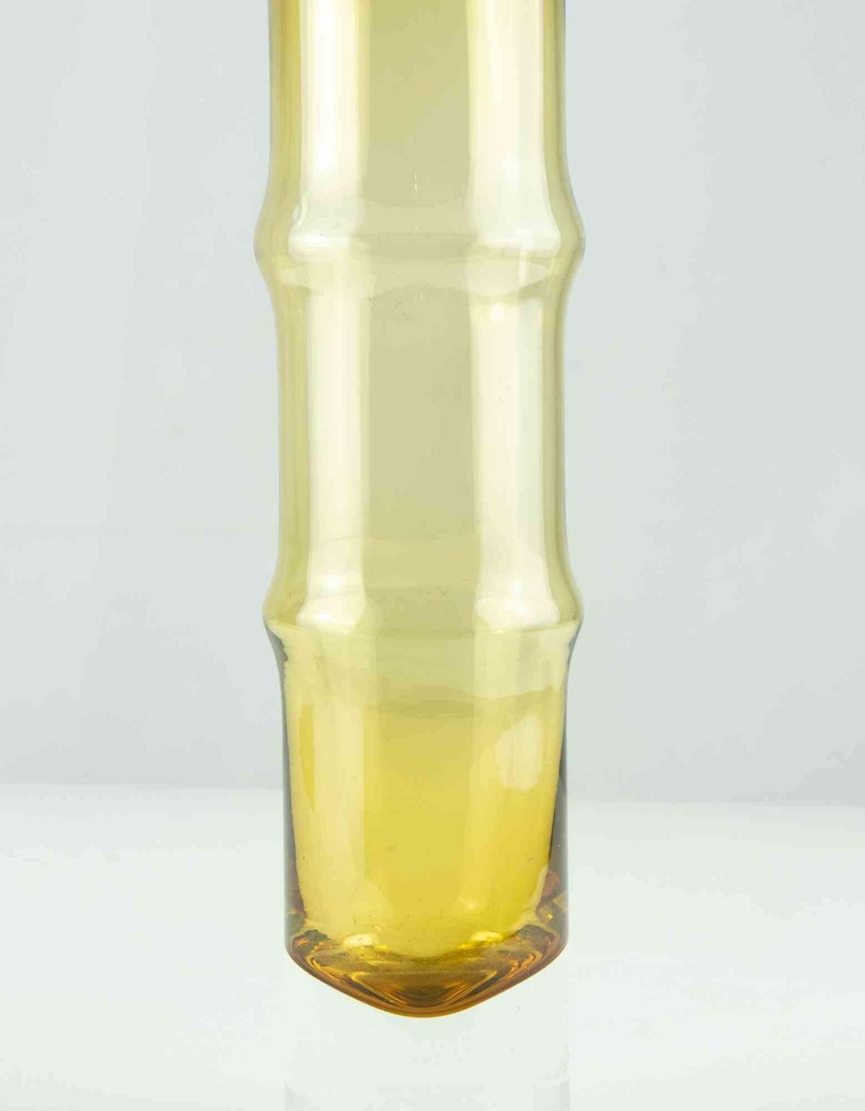 Vintage Swedish Aseda Bamboo Vase, 1960s photo furniture