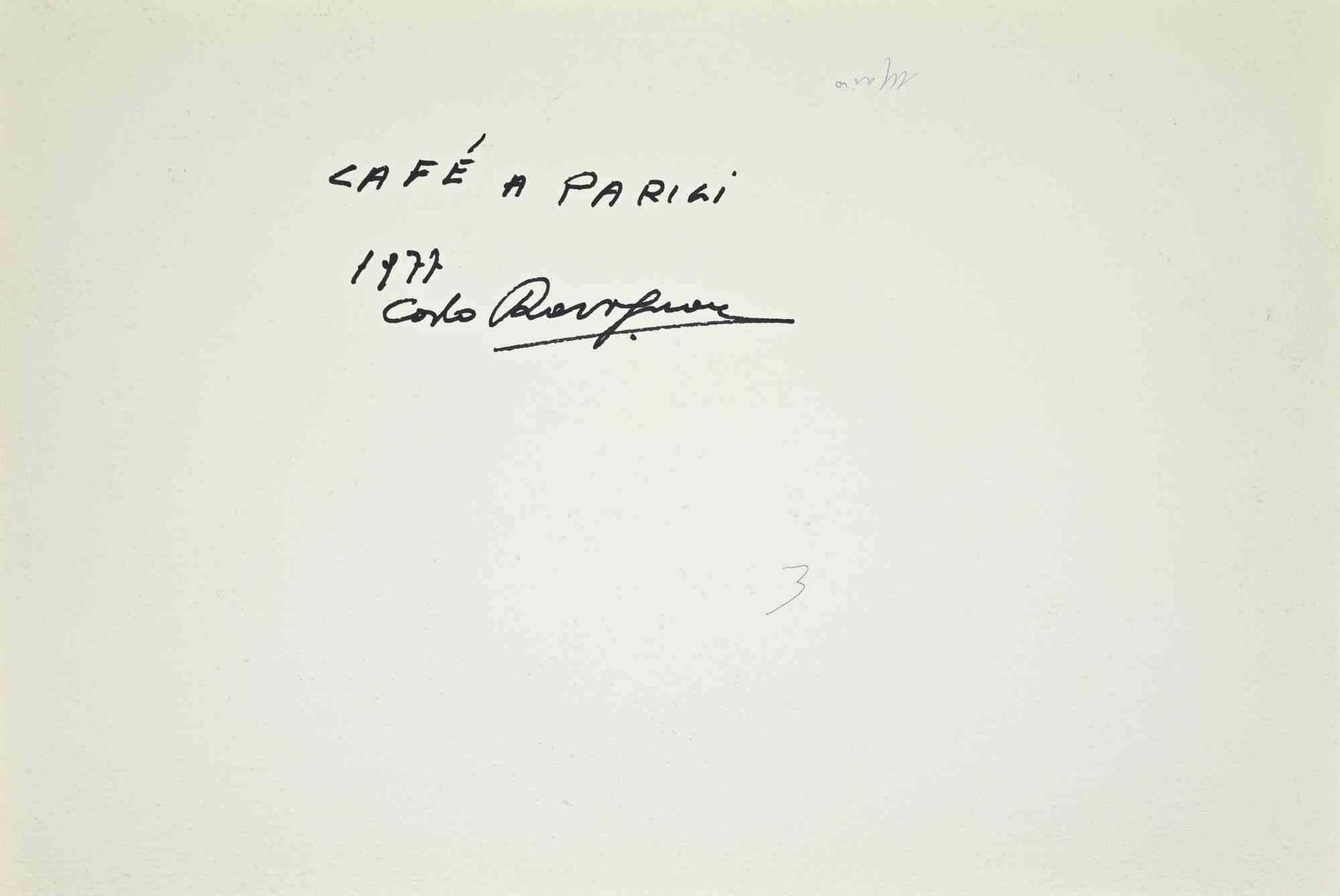 Carlo Ravagnanview Of Paris   Drawing By Carlo Ravagnan   1970s1970s photo furniture