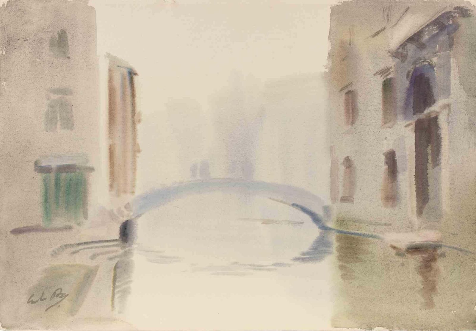 Carlo Ravagnanview Of Venice   Drawing By Carlo Ravagnan   1970s1970s