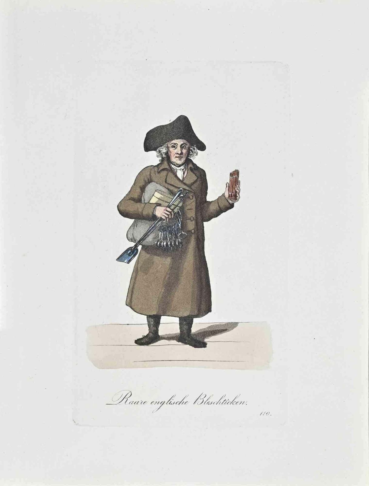 Christoph Suhrraare Englische Bleschticken   Etching By Christoph Suhr   18081808