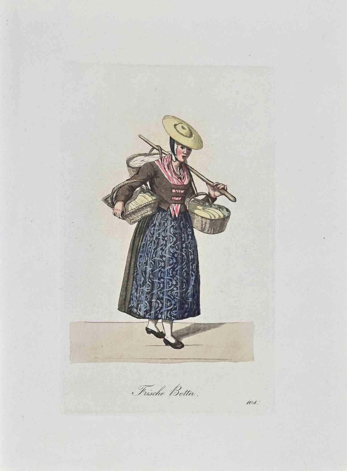 Christoph Suhrfrische Botter   Etching By Christoph Suhr   18081808