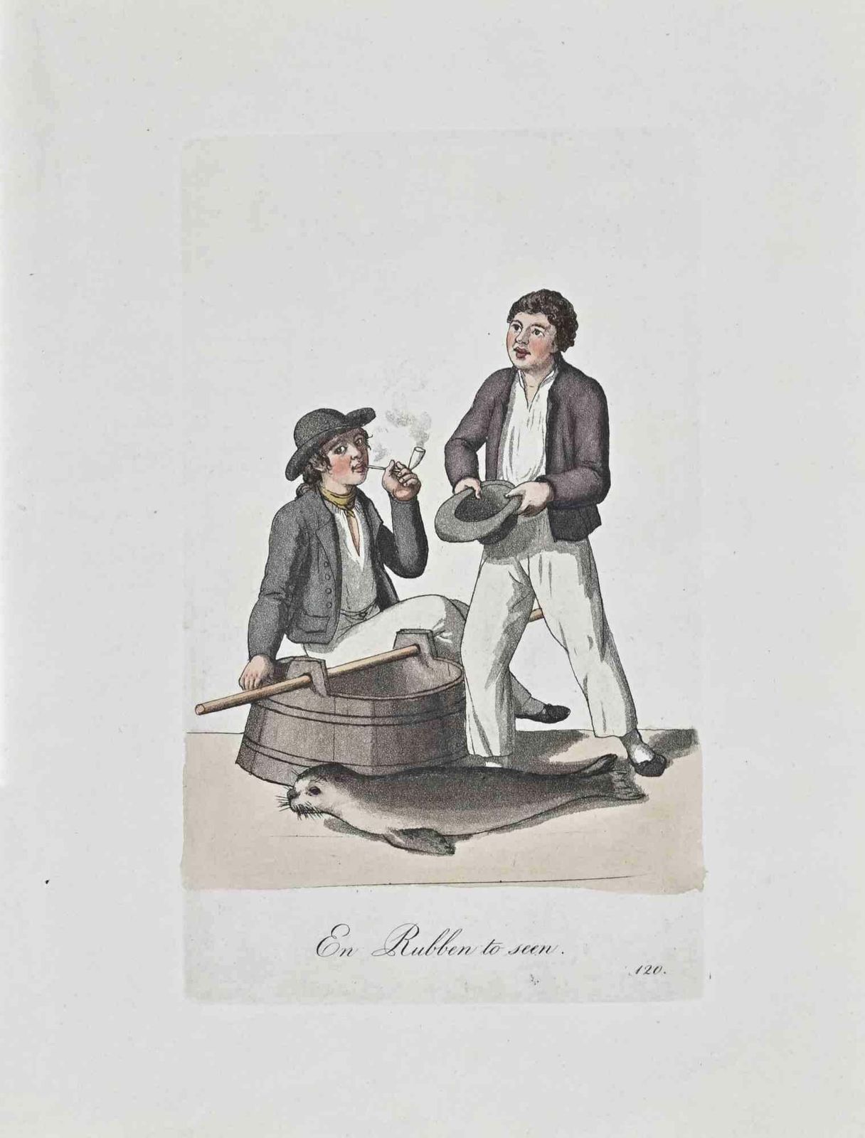 Christoph Suhren Rubben To Seen   Etching By Christoph Suhr   18081808