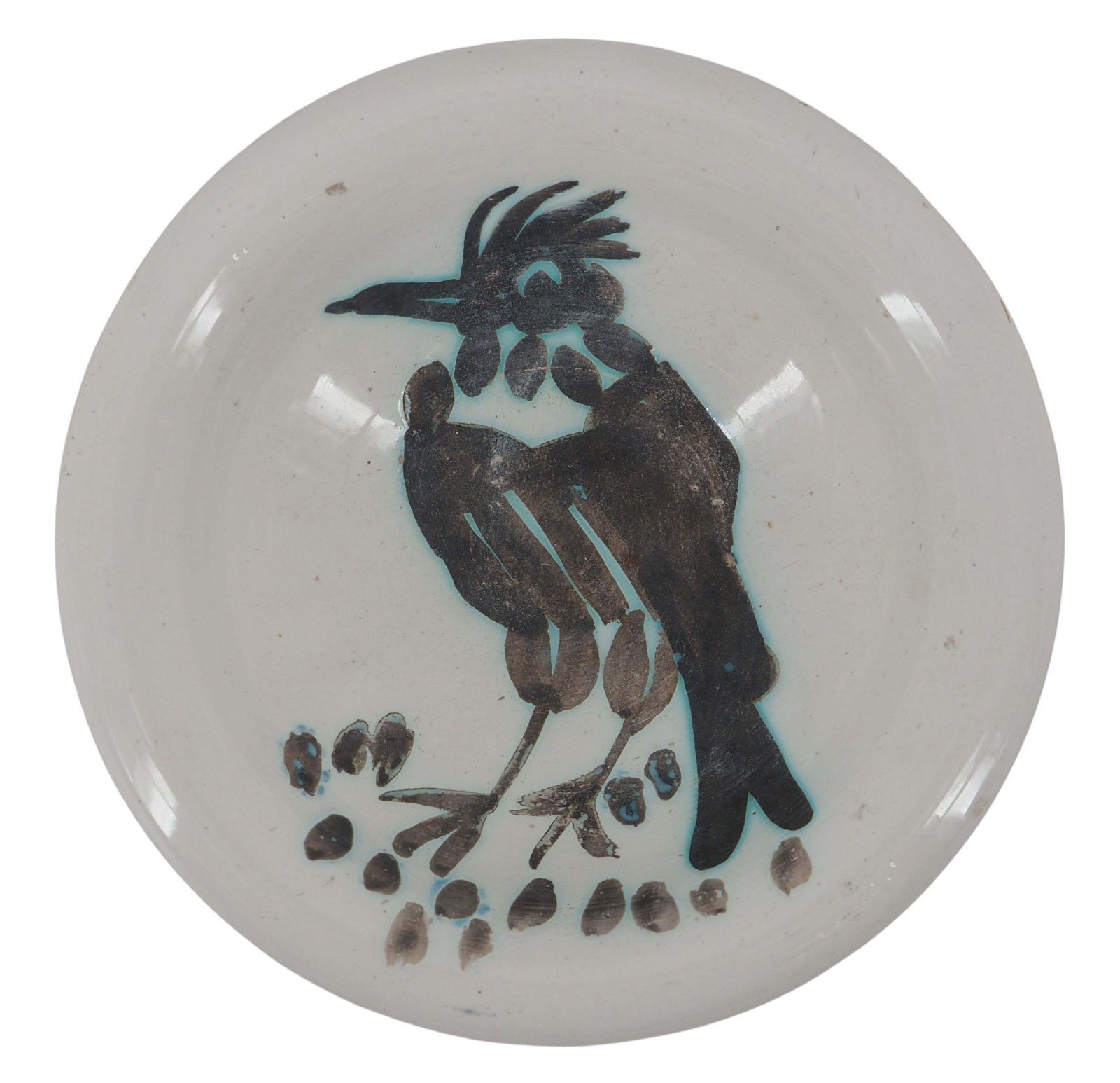 Pablo Picassobird With A Crest   Original Ceramic Madoura   Edition Of 500 (Ramié #173)1952