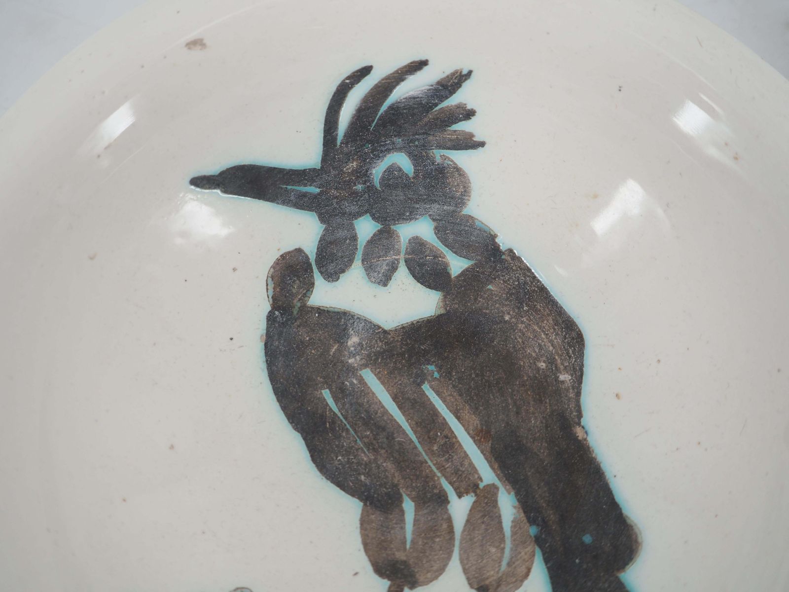 Pablo Picassobird With A Crest   Original Ceramic Madoura   Edition Of 500 (Ramié #173)1952 photo Art