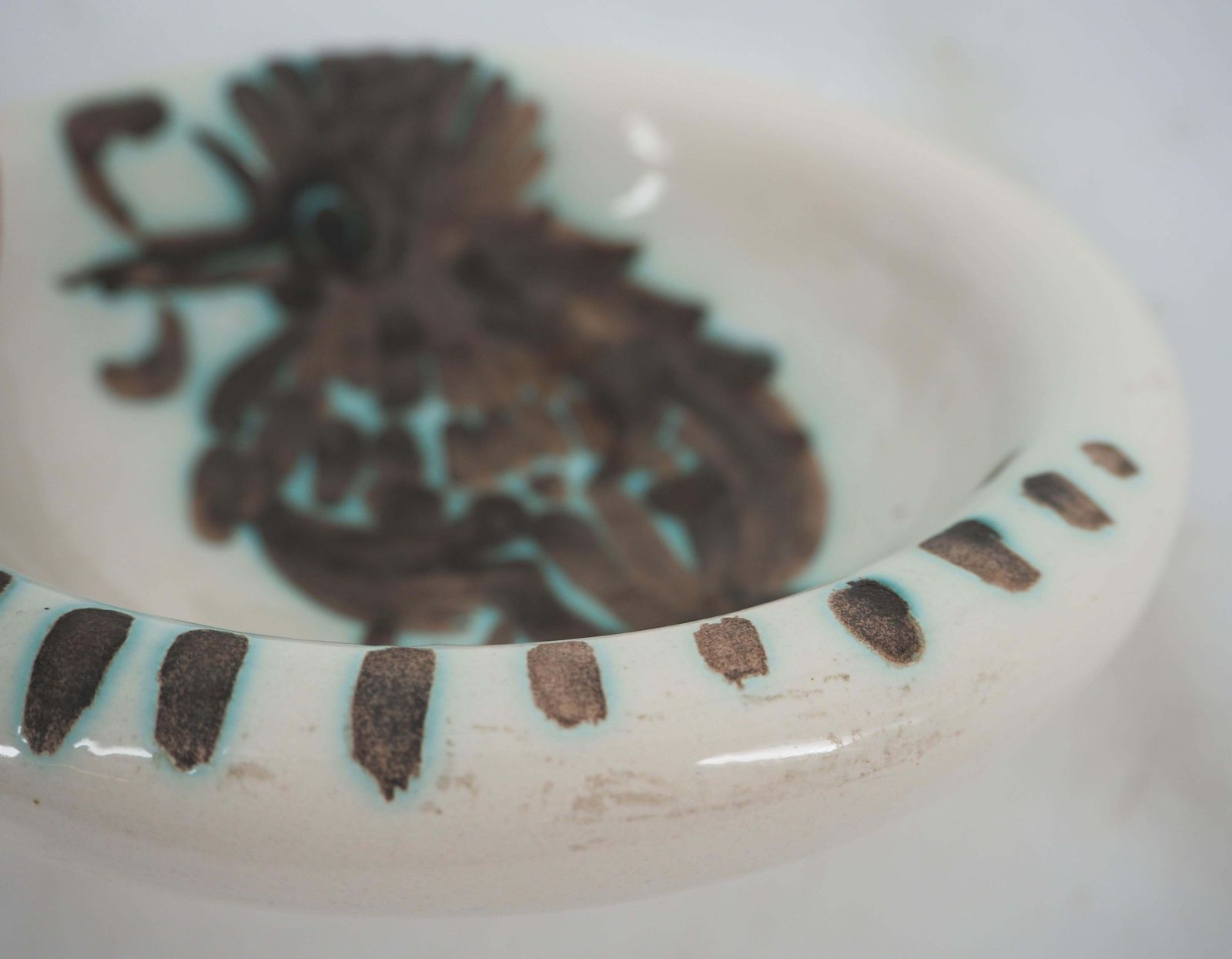 Pablo Picassobird With Worm   Original Ceramic Madoura   Edition Of 500 (Ramié #172)1952 photo Art