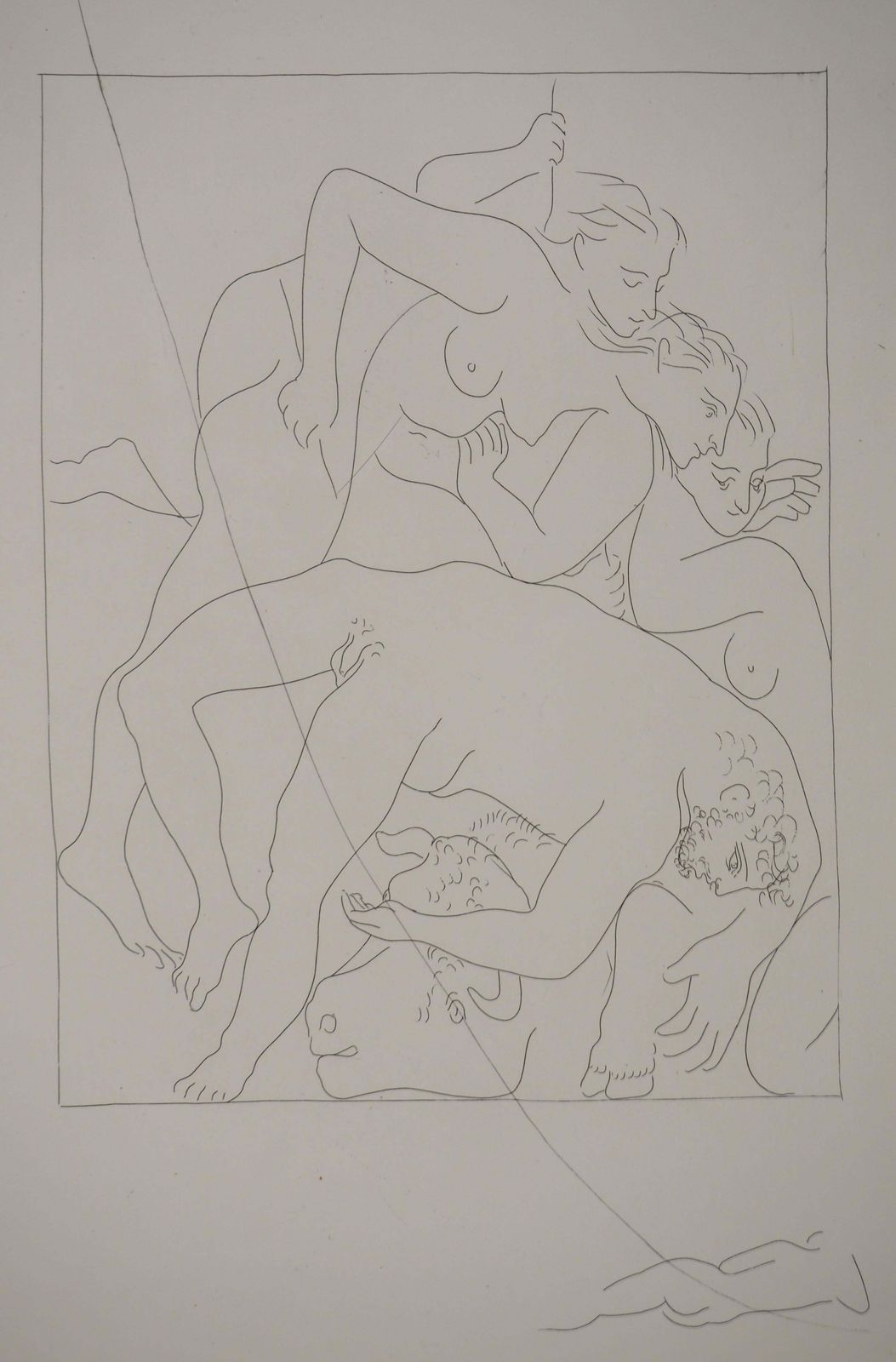 Pablo Picassométarmorphoses D'ovide, Death Of Orpheus   Original Etching (Baer #164)1936 photo for sale