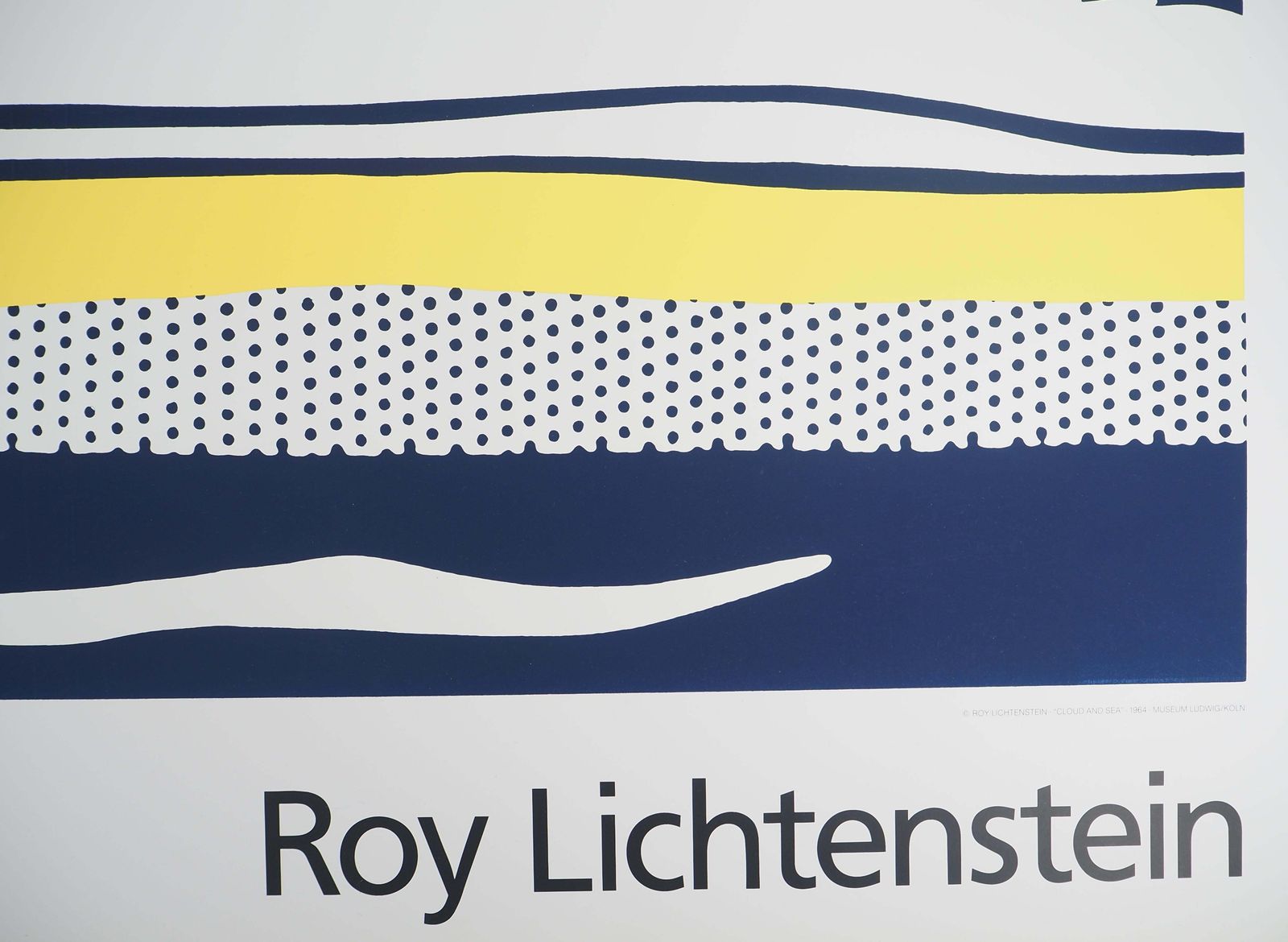 photo furniture (After) Roy Lichtensteincloud And Sea   Screen Print #Ludwig 19891989