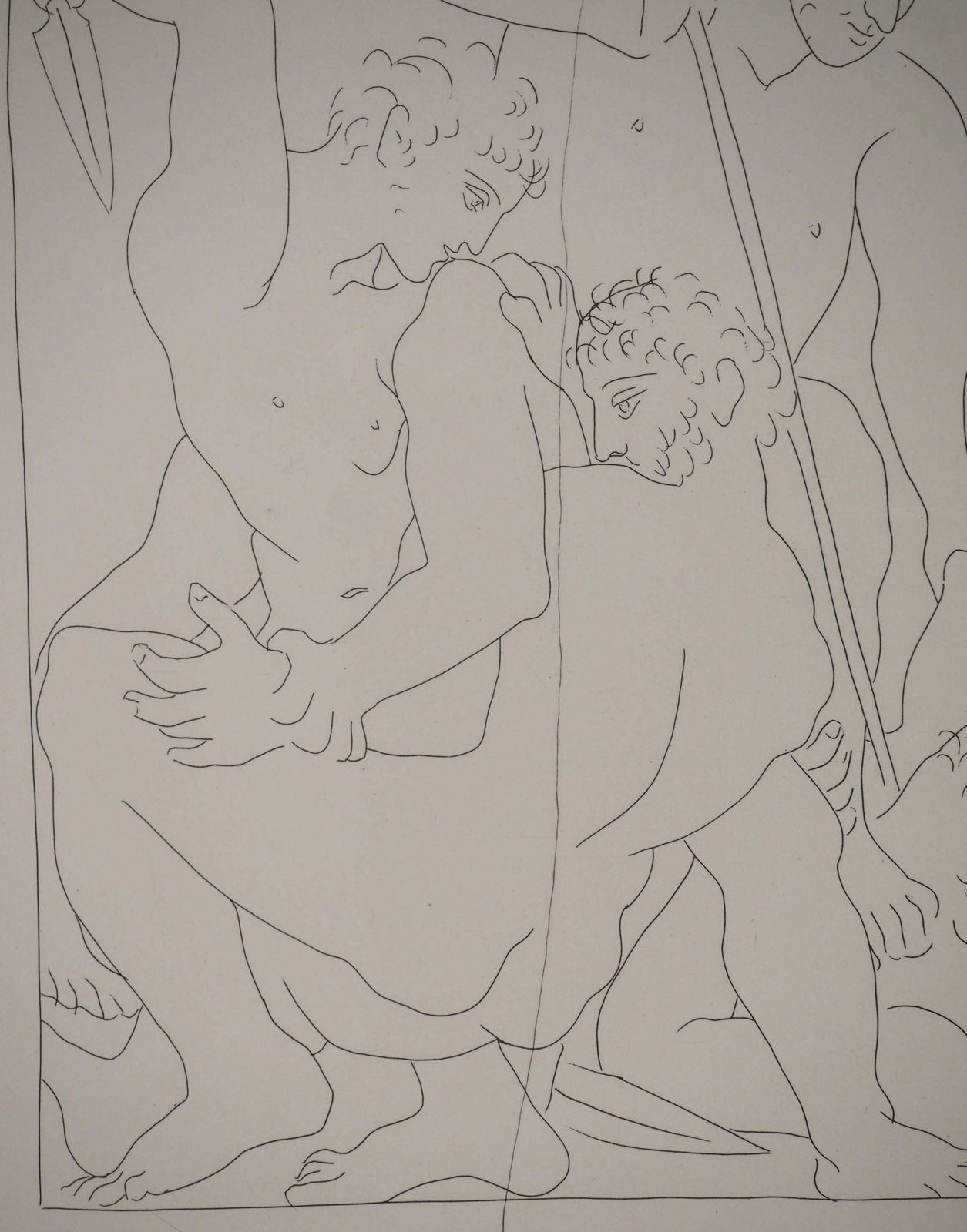 Pablo Picassométarmorphoses D'ovide, The Battle   Original Etching (Baer #152)1936 photo 747.0