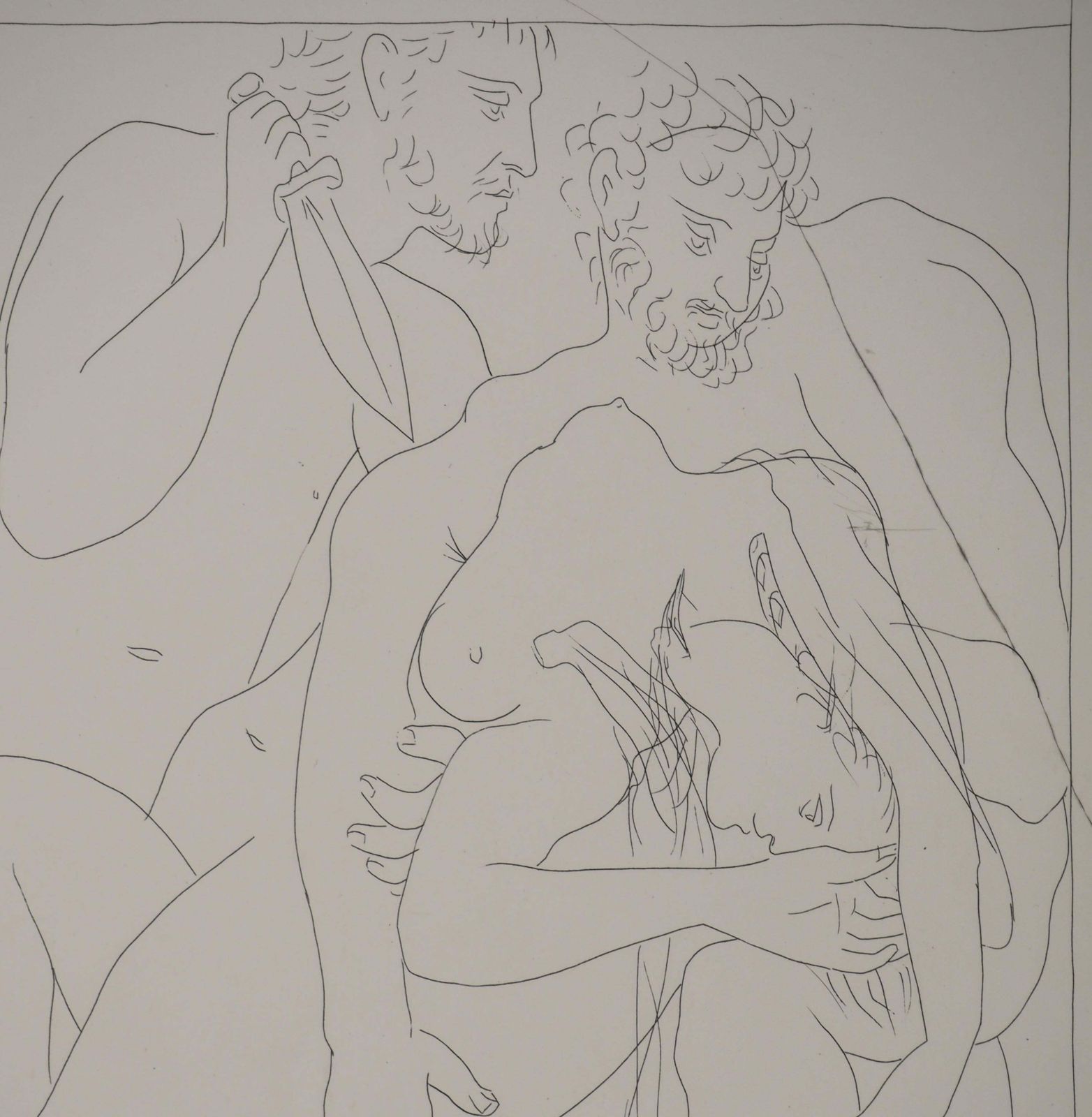 Pablo Picassométarmorphoses D'ovide, On Achilles' Tomeb   Original Etching (Baer #168)1936 photo Art