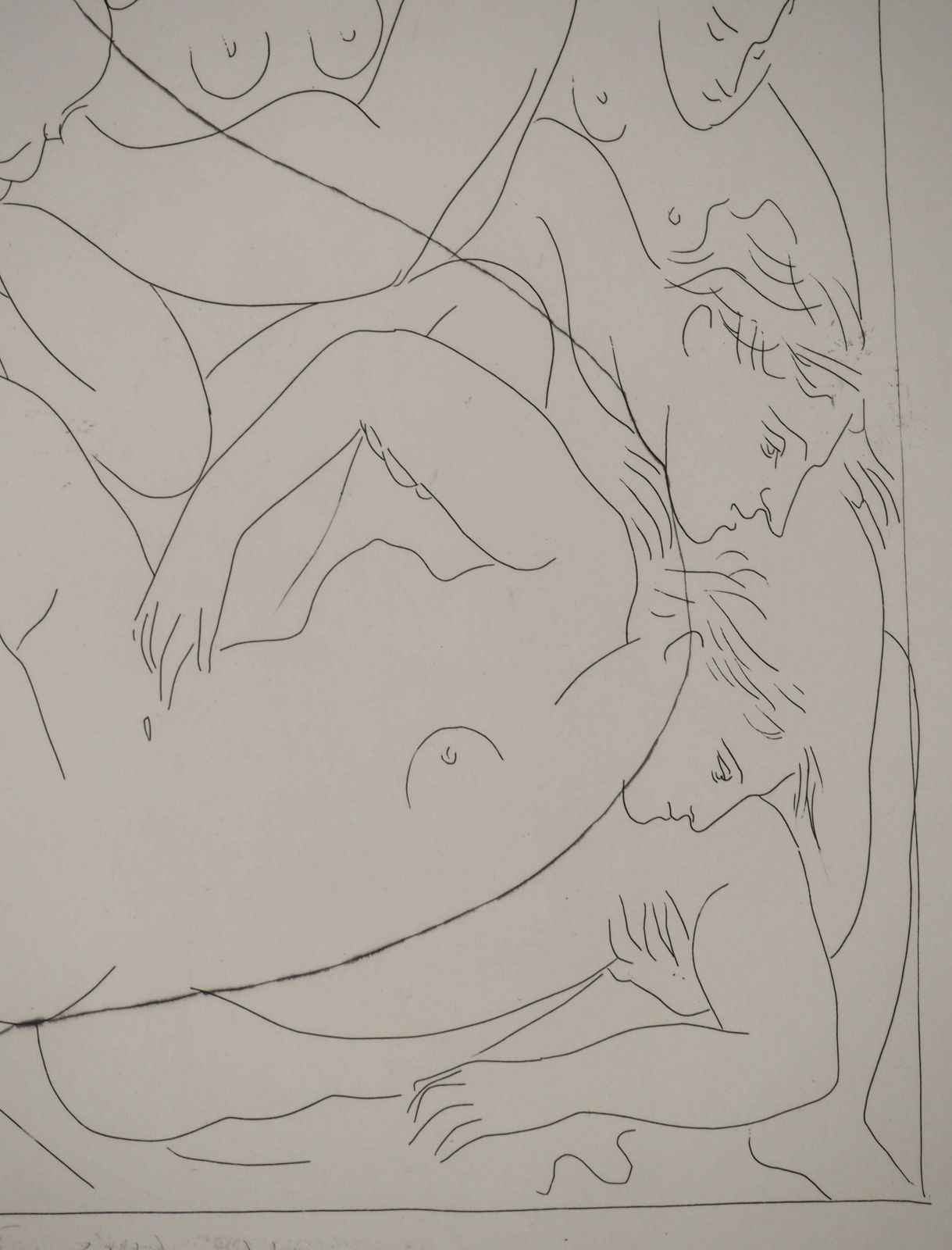 Pablo Picassométarmorphoses D'ovide, Snake Bite   Original Etching (Baer #162)1936 photo vinterior