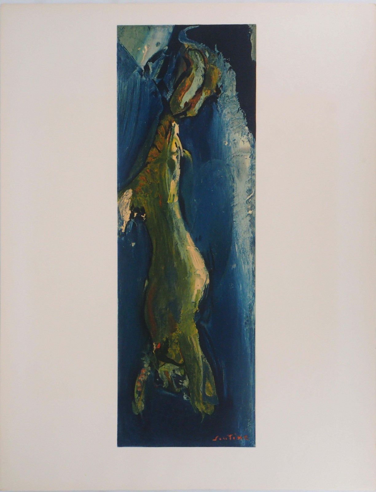 Chaïm Soutinethe Hanged Hare   Lithograph, Mourlot1972