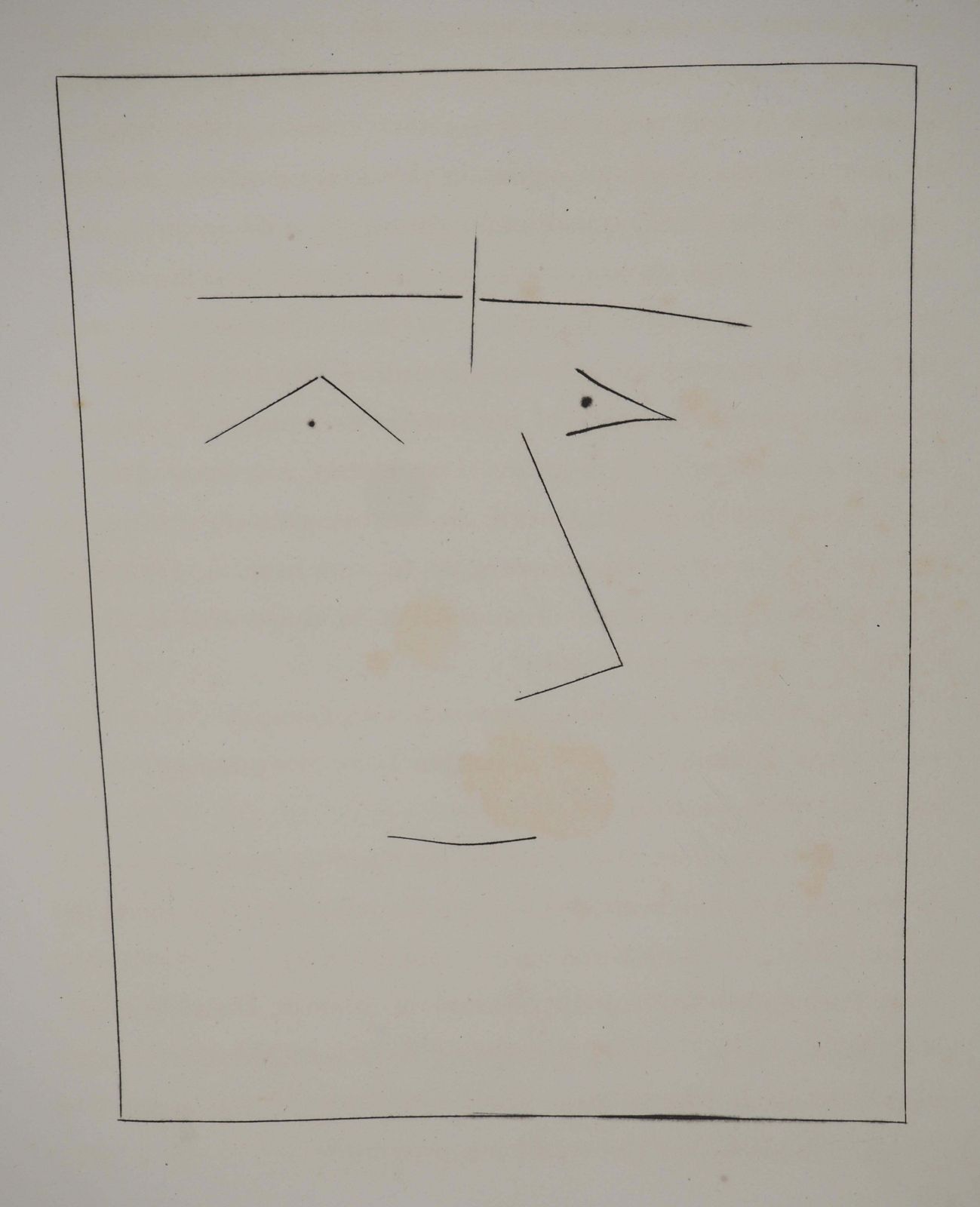 Pablo Picassocarmen, The Man In The Square   Original Etching (Cramer #52)1949 photo for sale